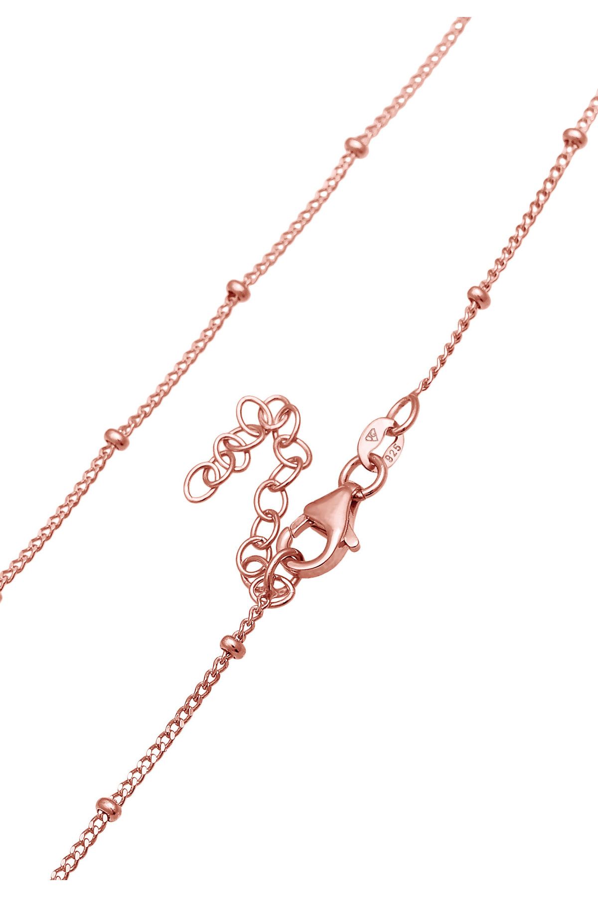 ELLI-Halskette Halskette Basic Halsband Kugelkette Kreuz Glaube 925 Silber 5