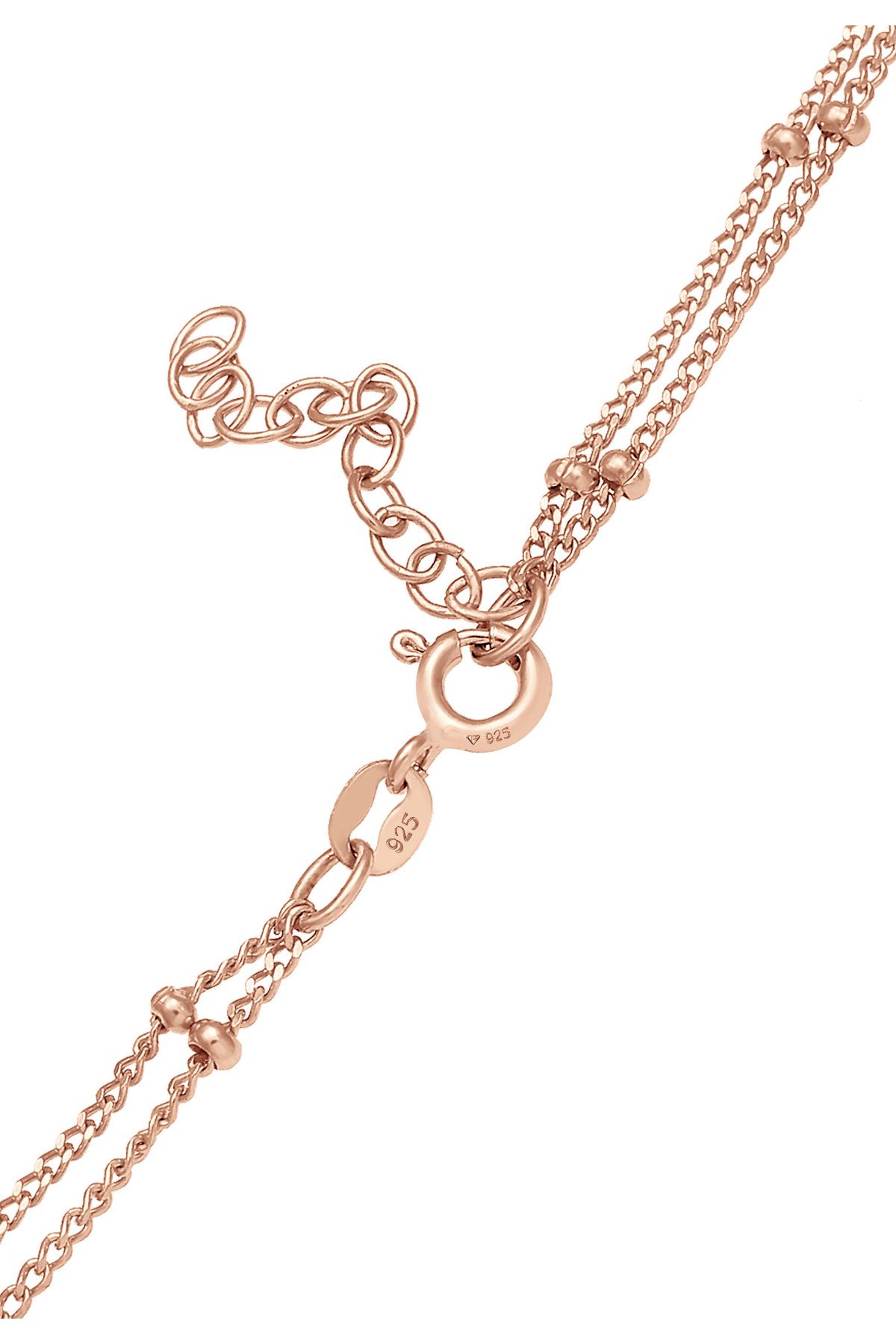ELLI-Halskette Damen Choker Layering Look Herz Trend aus 925 Sterling Silber 4