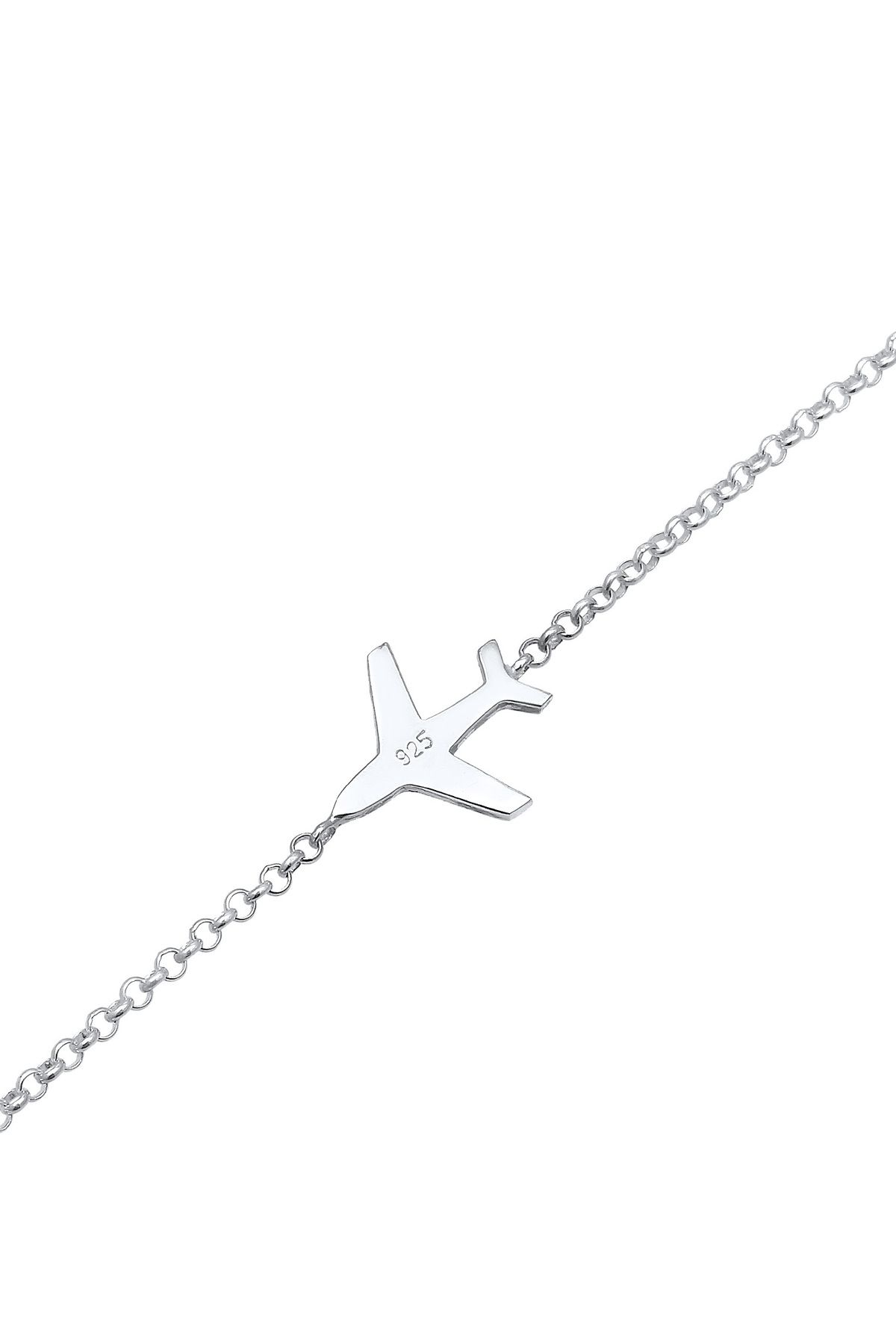 ELLI-Armband Basic Erbkette Flugzeug Travel Reise 925 Silber 3
