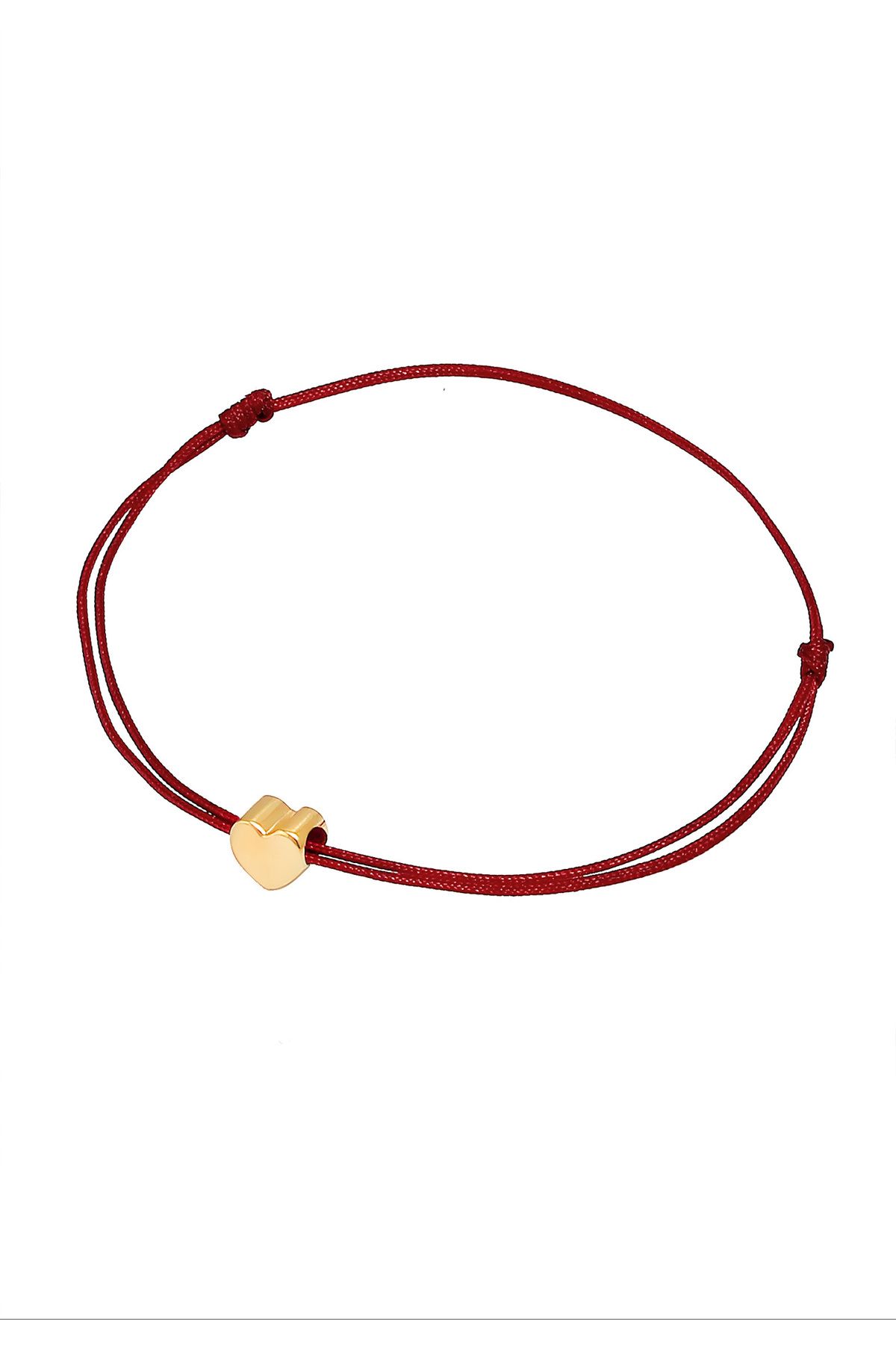 ELLI-Blaues Nylon-Armband für Damen – elastische Halskette mit Herz-Motiv, 925er Sterlingsilber 2