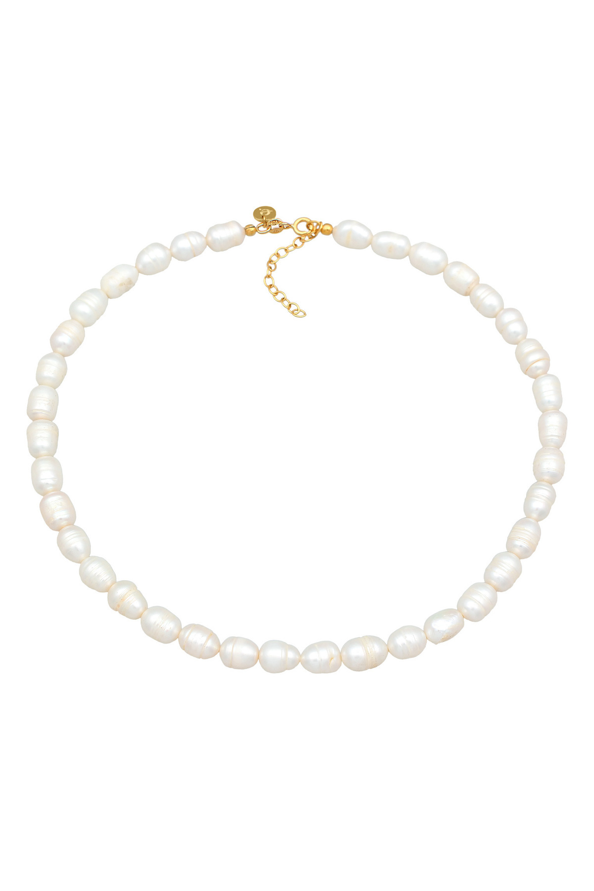 ELLI-Halskette Damen Chocker Barock mit Süßwasser-Zuchtperlen in 925 Sterling Silber 2