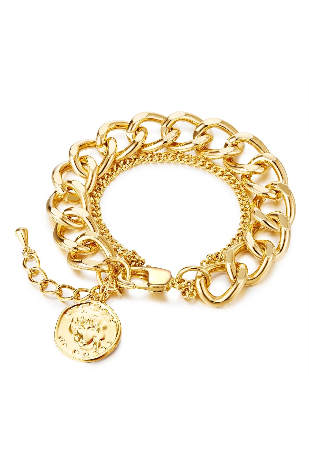 Lulu & Jane-Modeschmuck Armband Armband gelbgold 1