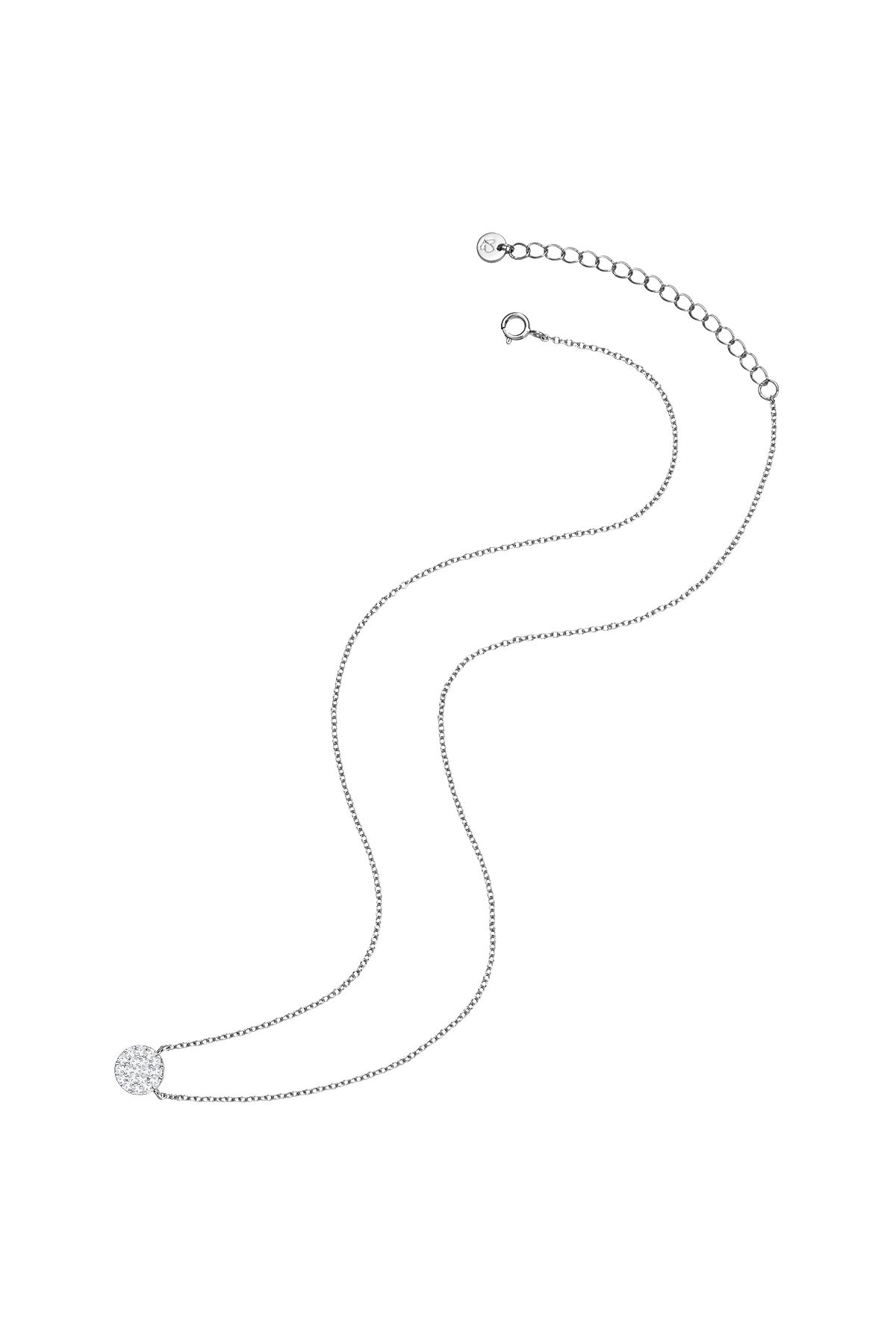 Glanzstücke München-Silberhalskette Kette mit Anhänger Sterling Silber Zirkonia weiß 3