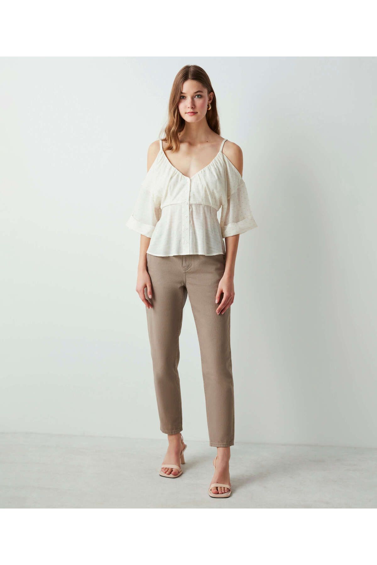 İpekyol-Bluse mit Polka Dot-Muster 4