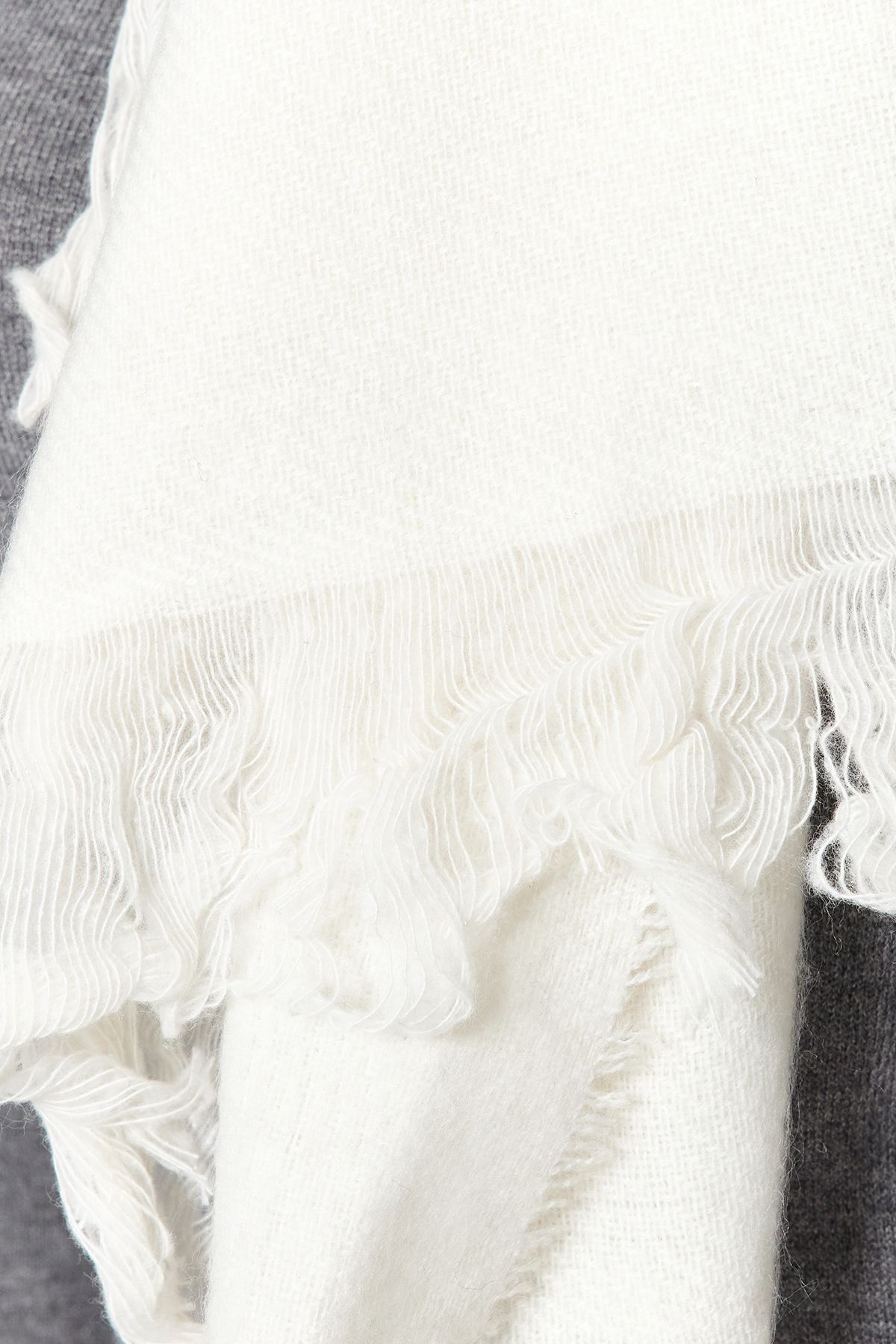 Trendyol Collection-Ecru Soft Textured Weft TWOAW24AT00009 4