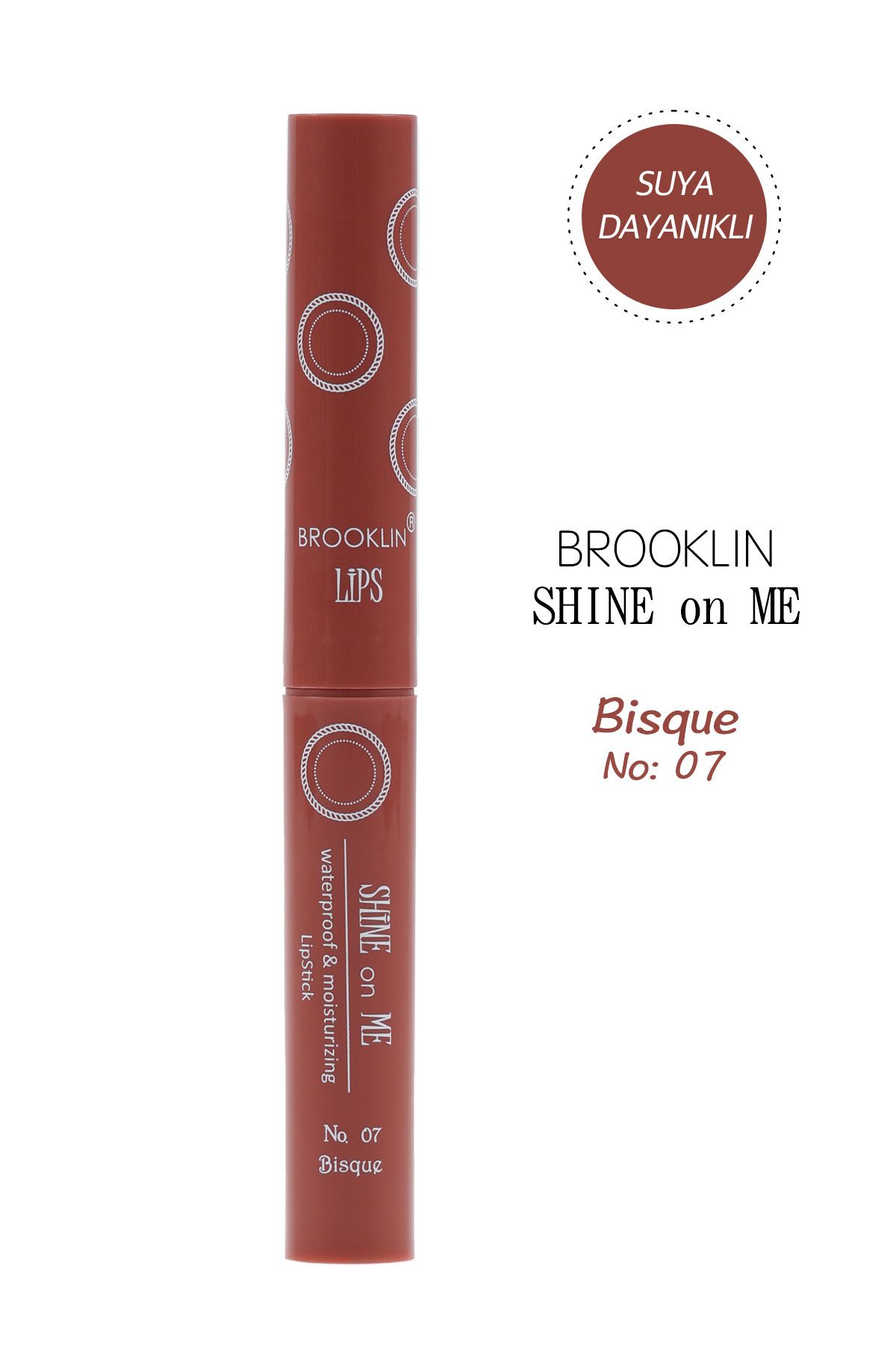 BROOKLIN-Lipstick - LIPSTICK SHINE on ME No 07 bisque 2