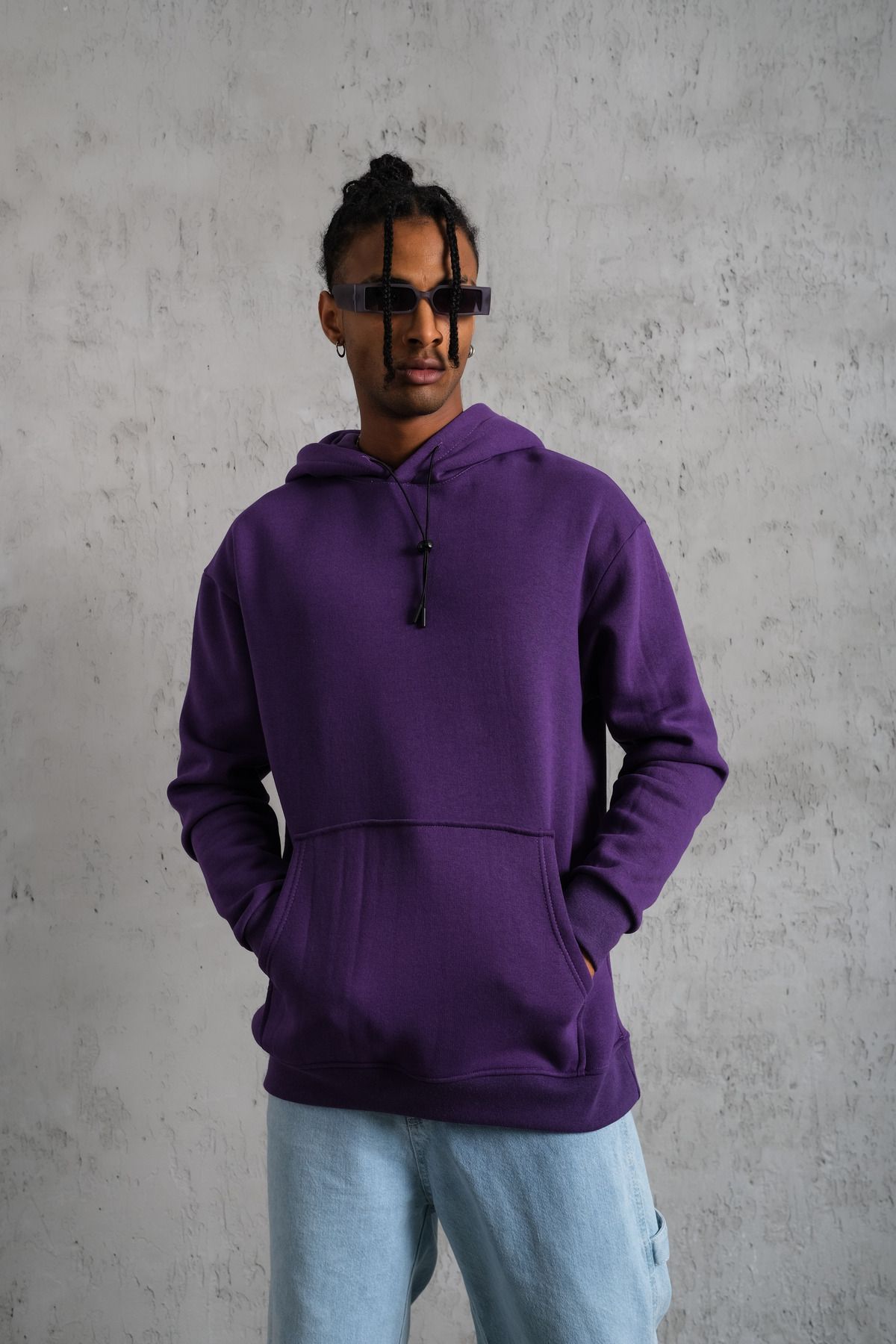Dark purple hoodie mens online