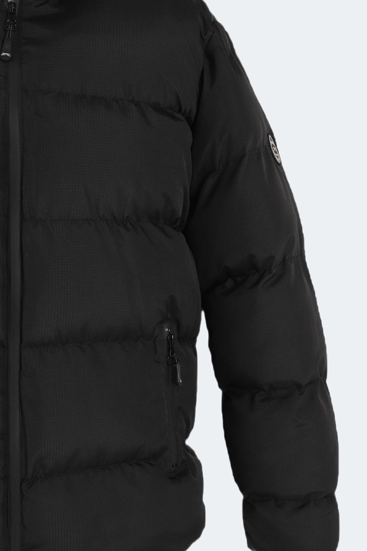 Slazenger-HAMA Plus Size férfi kabát fekete 5