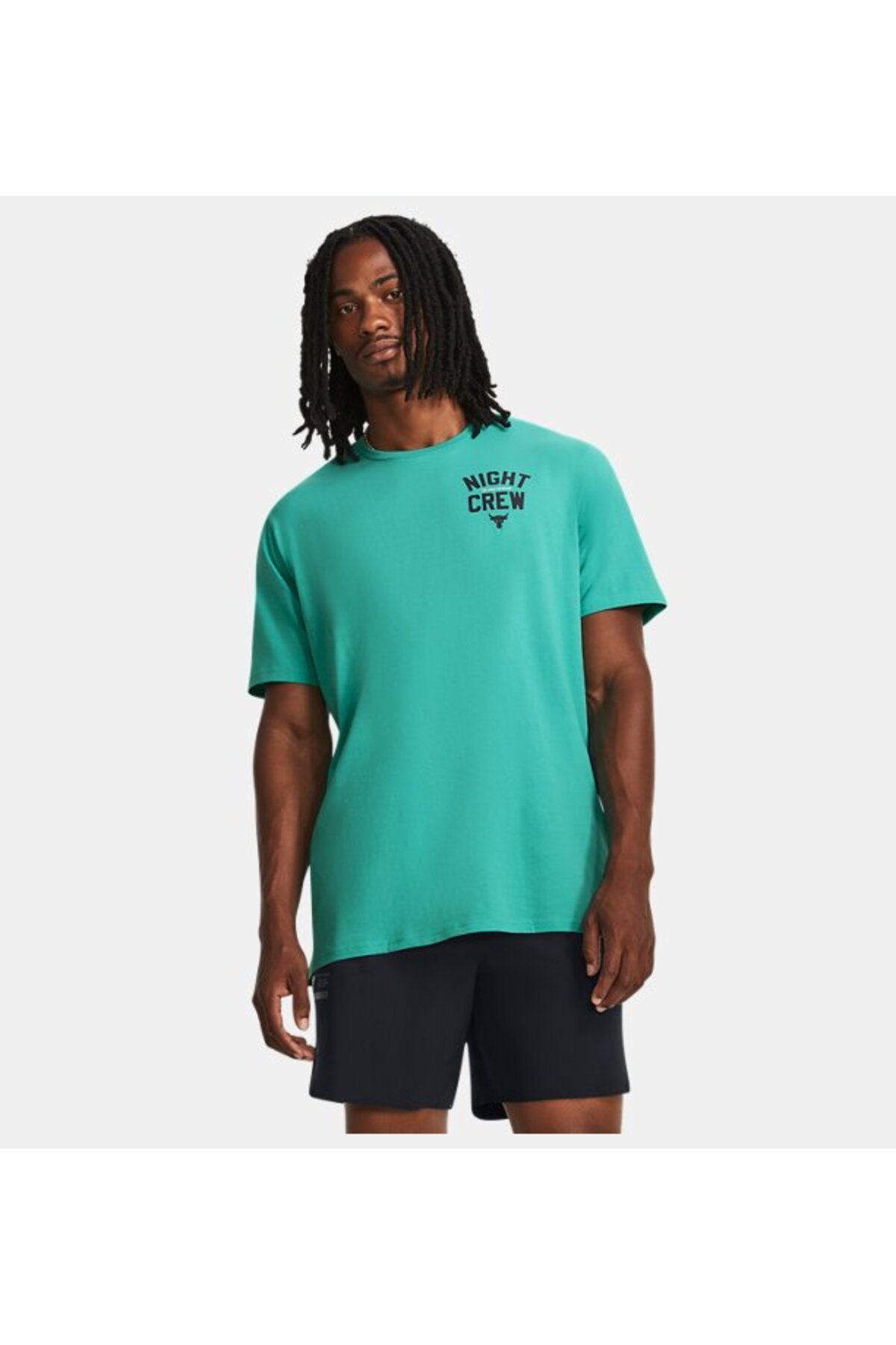 تی شرت سبز مردانه پروژه راک شبانه یقه آستین کوتاه 1379751 369 Under Armour