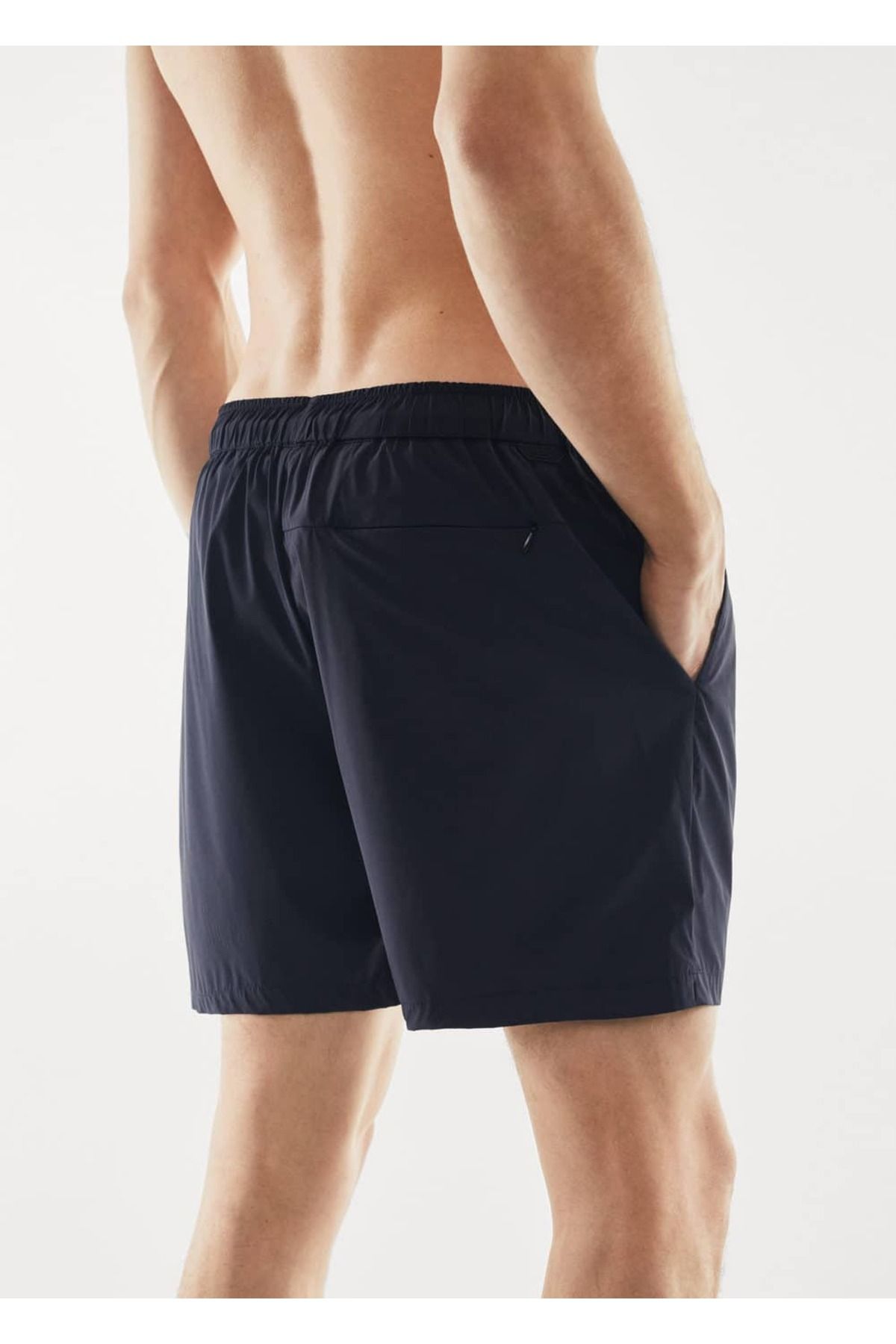 MANGO Man-Lace-up no pattern shorts swimsuit 5