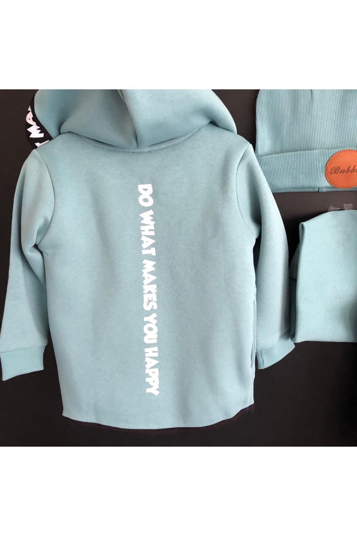 Zelhankids Sweatsuit set Green Relaxed fit Trendyol