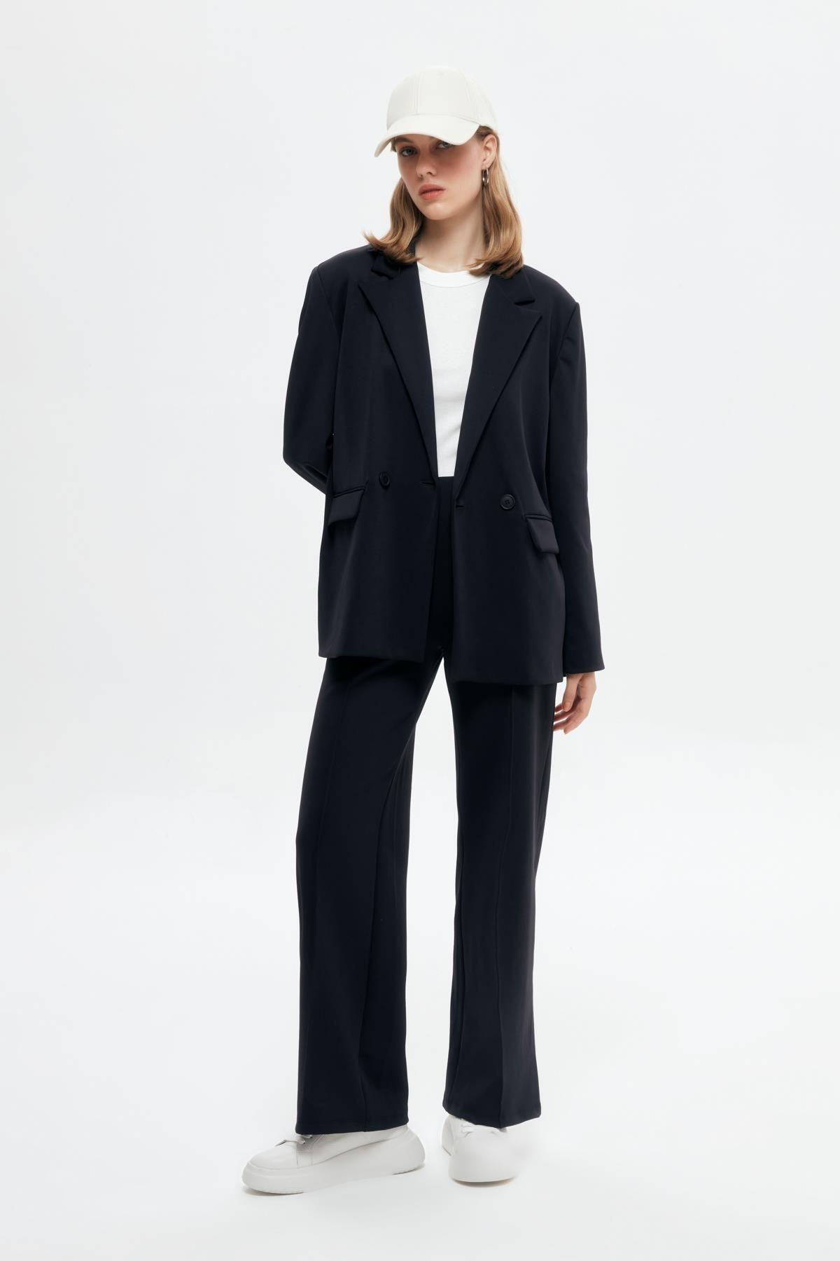 Black textured blazer online womens