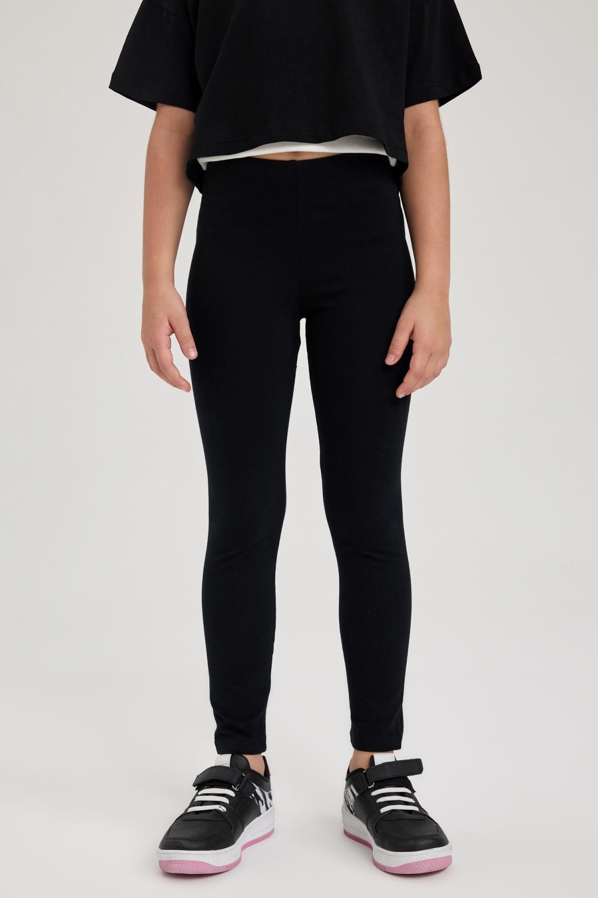 Topshop - high waist leggings in black