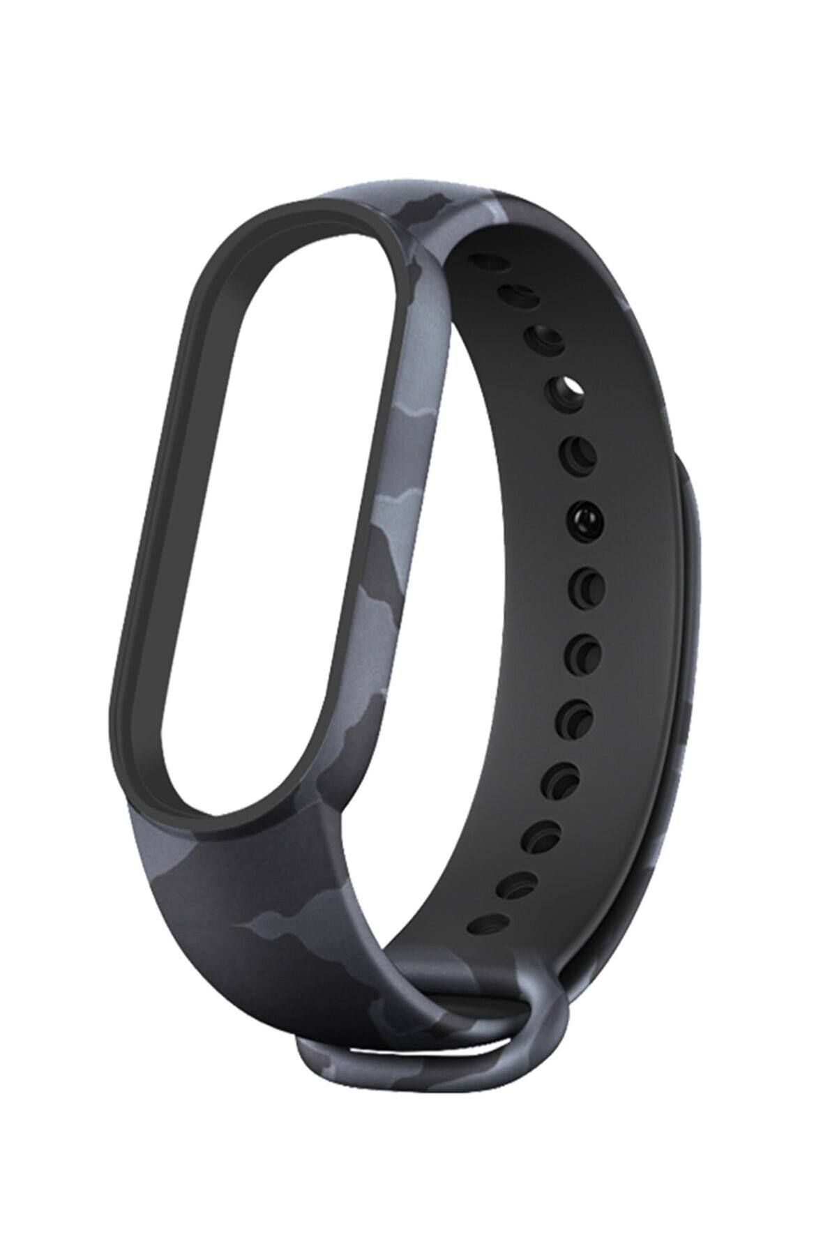 PISTECH-Xiaomi Mi Band 3/4 - High Quality Camouflage Cord Strap, Compatible 3