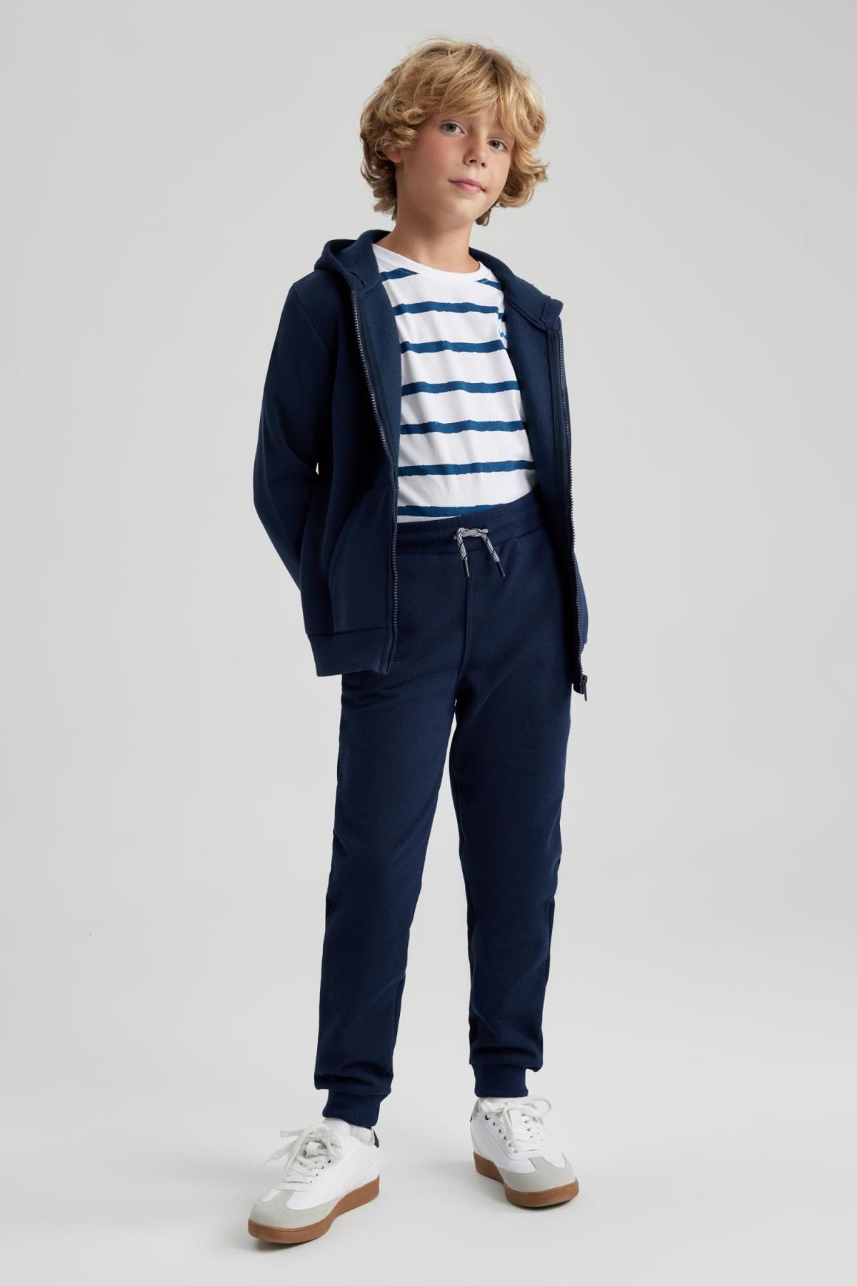 Boys navy school joggers store
