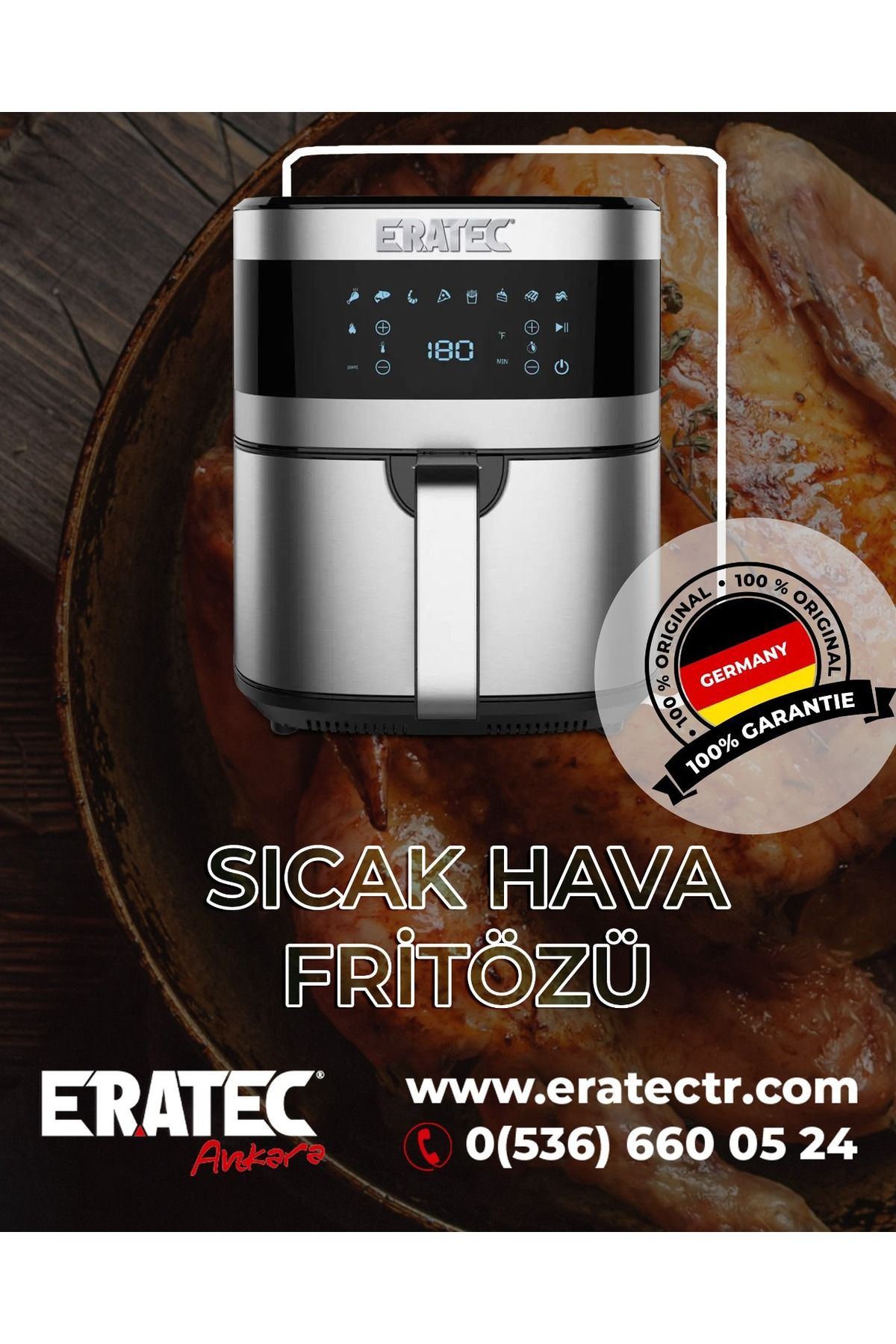 Eratec - Friteuse à air chaud 5,5 litres – Axess