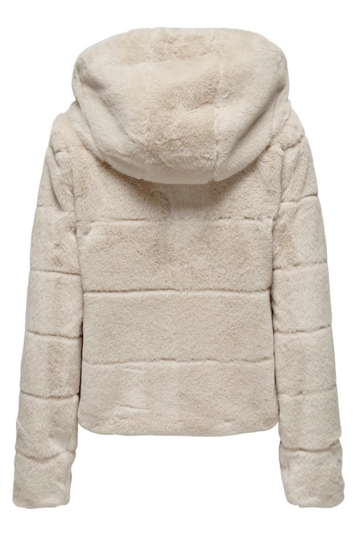 Only ONLNEWCHRIS FUR HOODED JACKET CC OTW Fiyat Yorumlar Trendyol