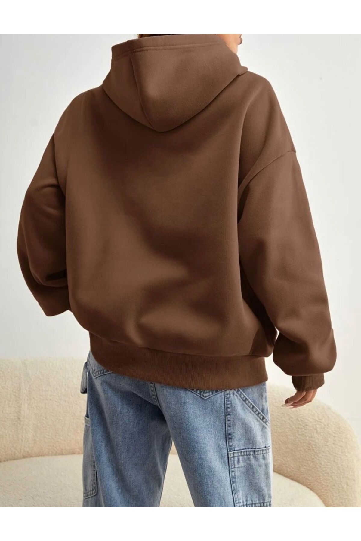 Dark brown sales hoodie
