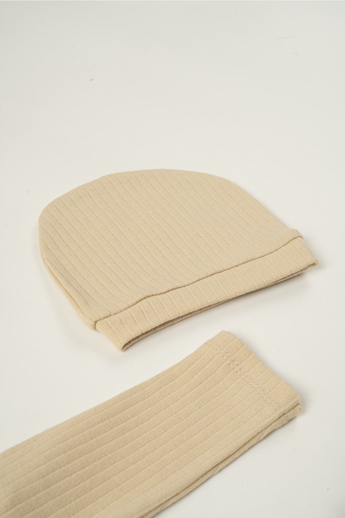 NEU KIDS Hastane Çıkış Setleri Raporlu Penye 5'li Set Yenidoğan Kıyafetleri - Hediye Paketli fotoğrafı 5 (önizleme)