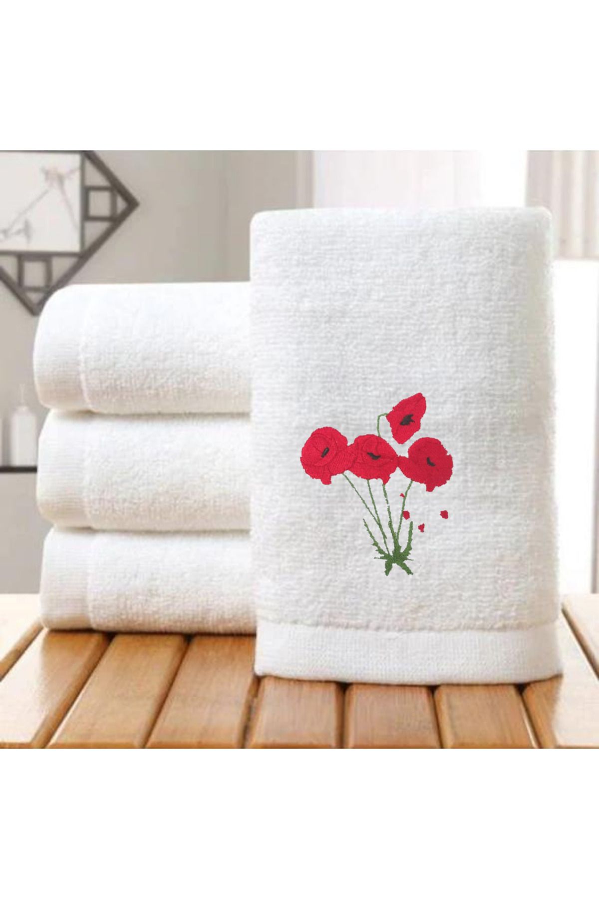es home collection Towel White Bath towel Trendyol