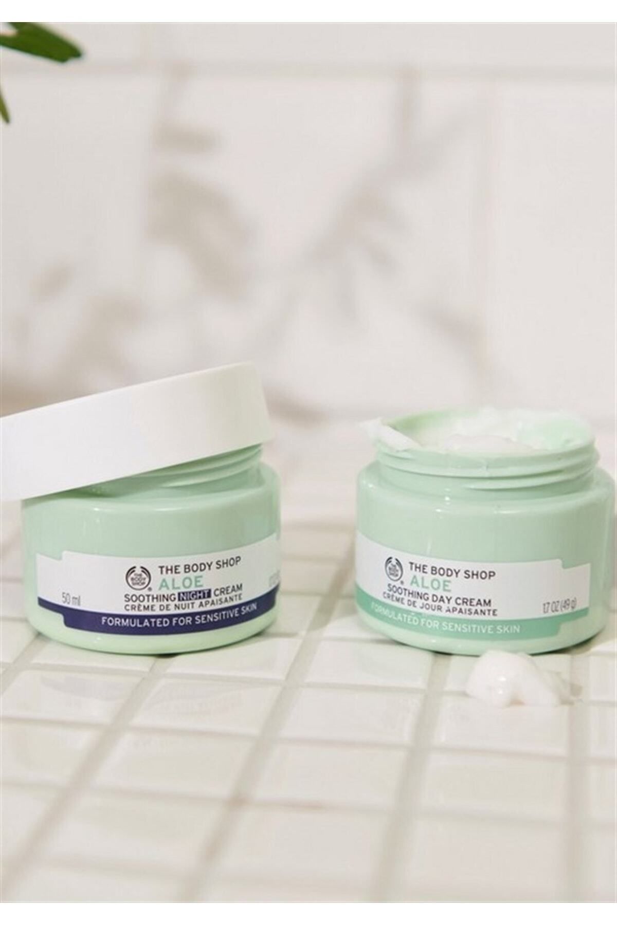 THE BODY SHOP کرم شب آلوئه ورا مرطوب کننده