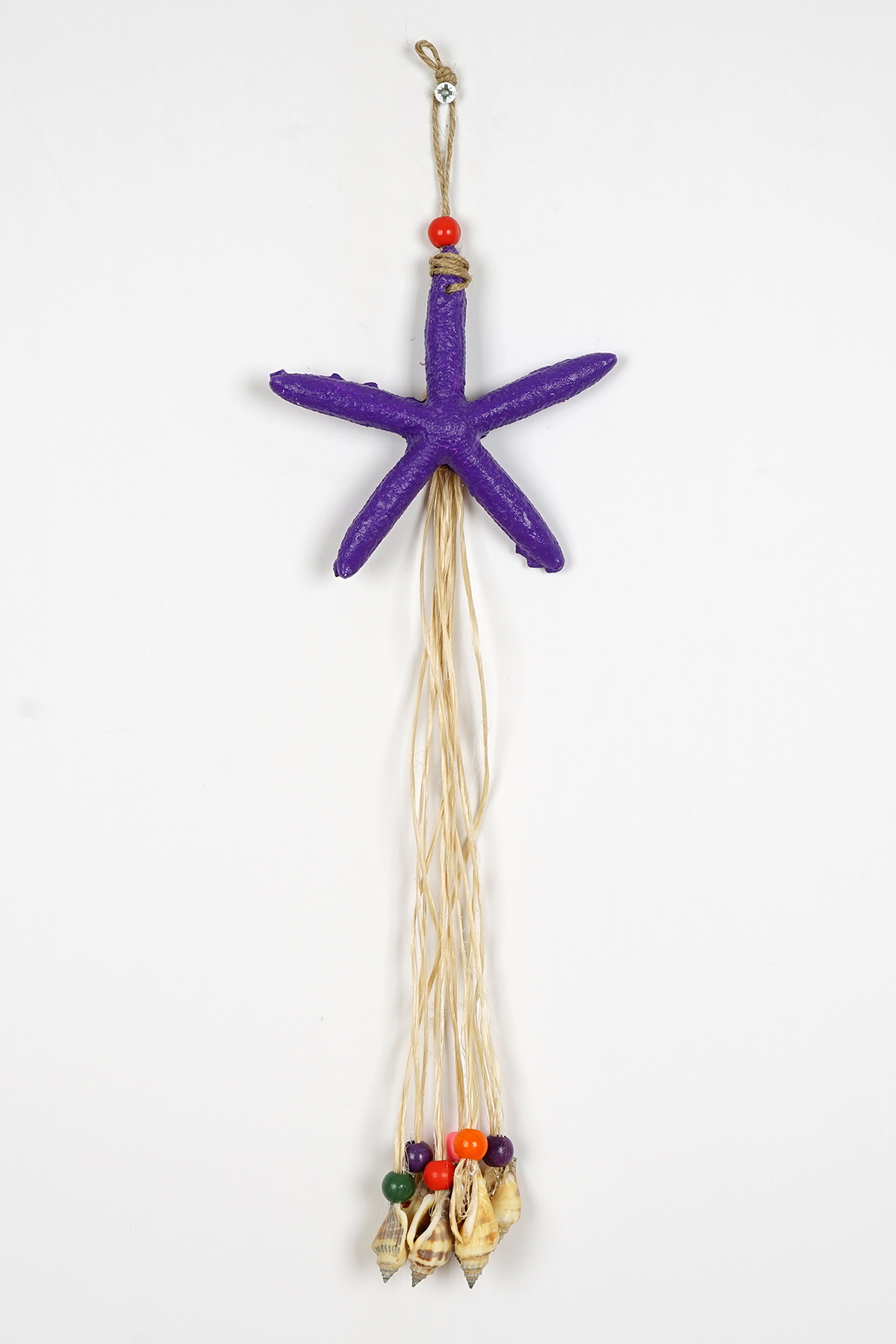 Decorative Shell Star Wall Ornament, Starfish Wind Bell