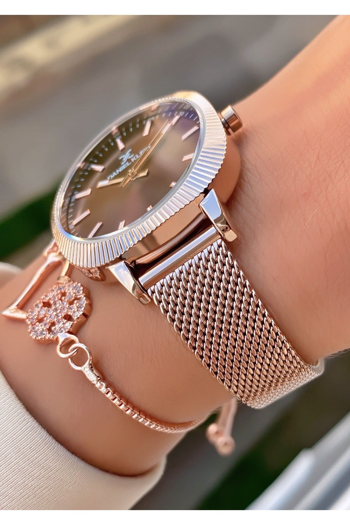 Daniel Klein Watch Pink Plain Trendyol