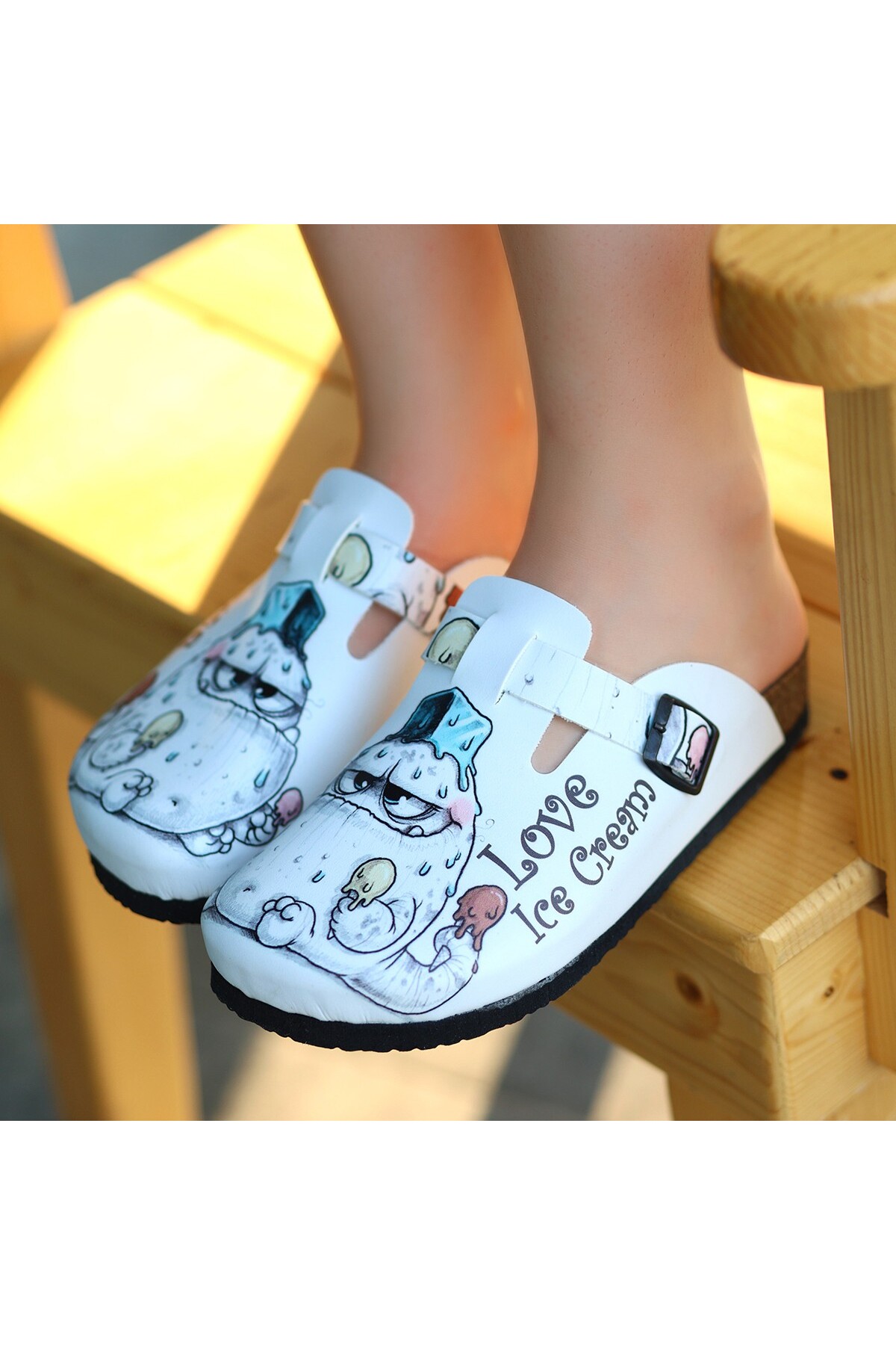 Tonny Beyaz Cilt Terlik