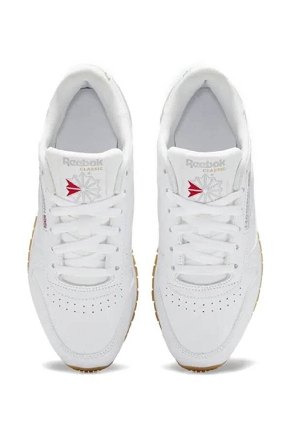 Gy0956 101423675 (101424139) کفش اسپرت زنانه چرمی کلاسیک Reebok ریباک WHITE اورجینال - تصویر 6