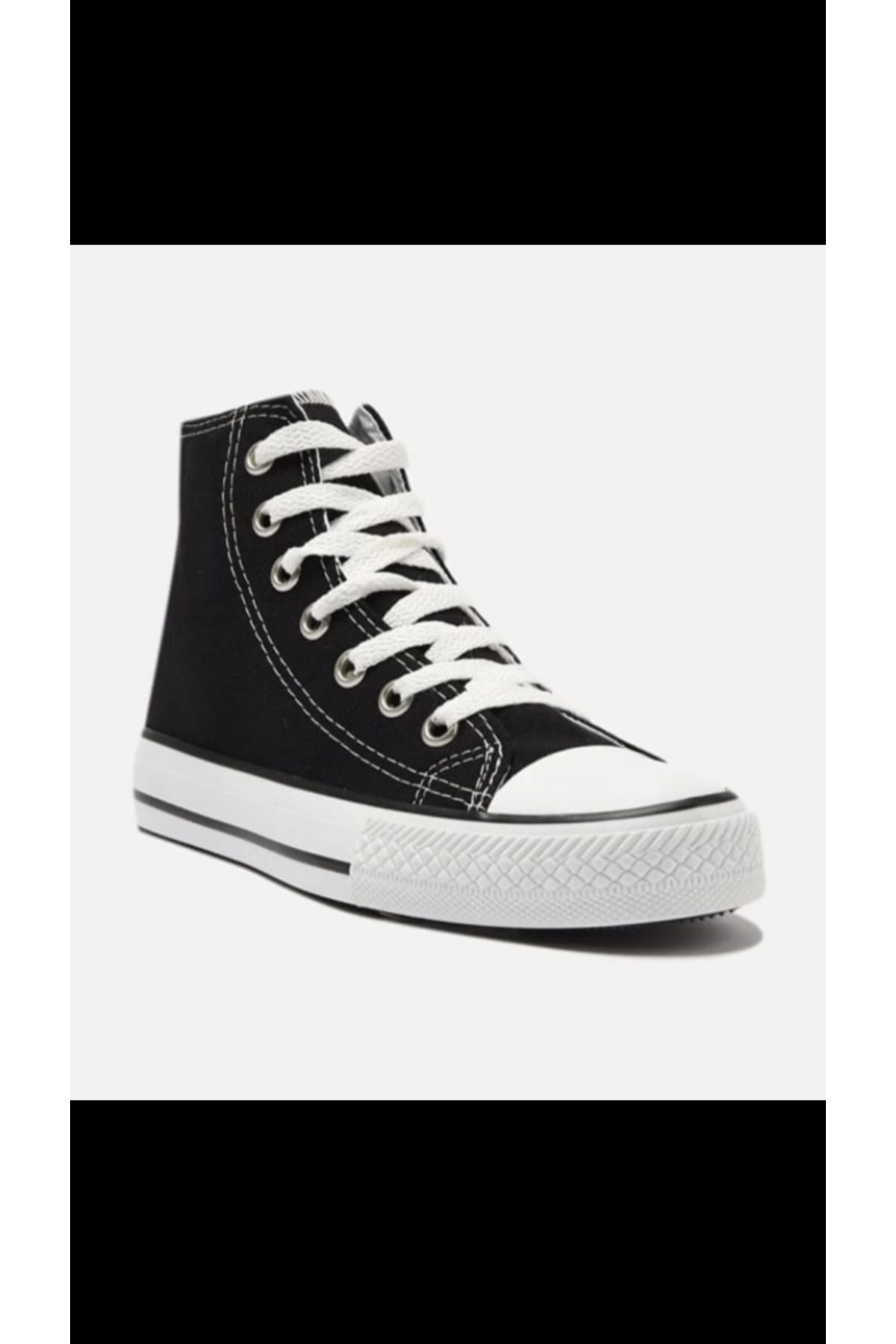 PAT K BEBE Children s Black High top Convers Shoes