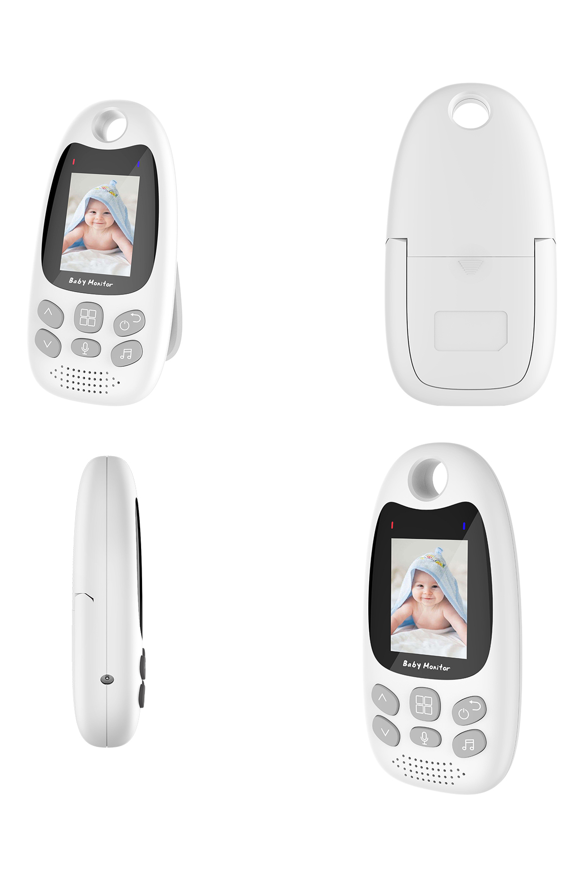 TECHNOMEN Bebek izleme monitörü 2 inç ekran kablosuz Video renkli gece görüş bebek telsizi bebek kamerası fotoğrafı 3 (önizleme)
