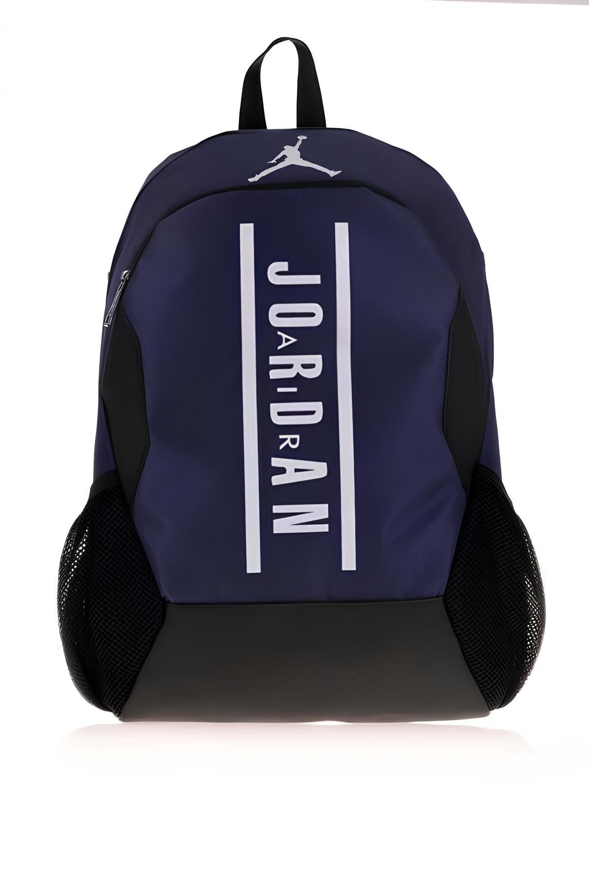 JORDAN School Bag Dark blue Patterned