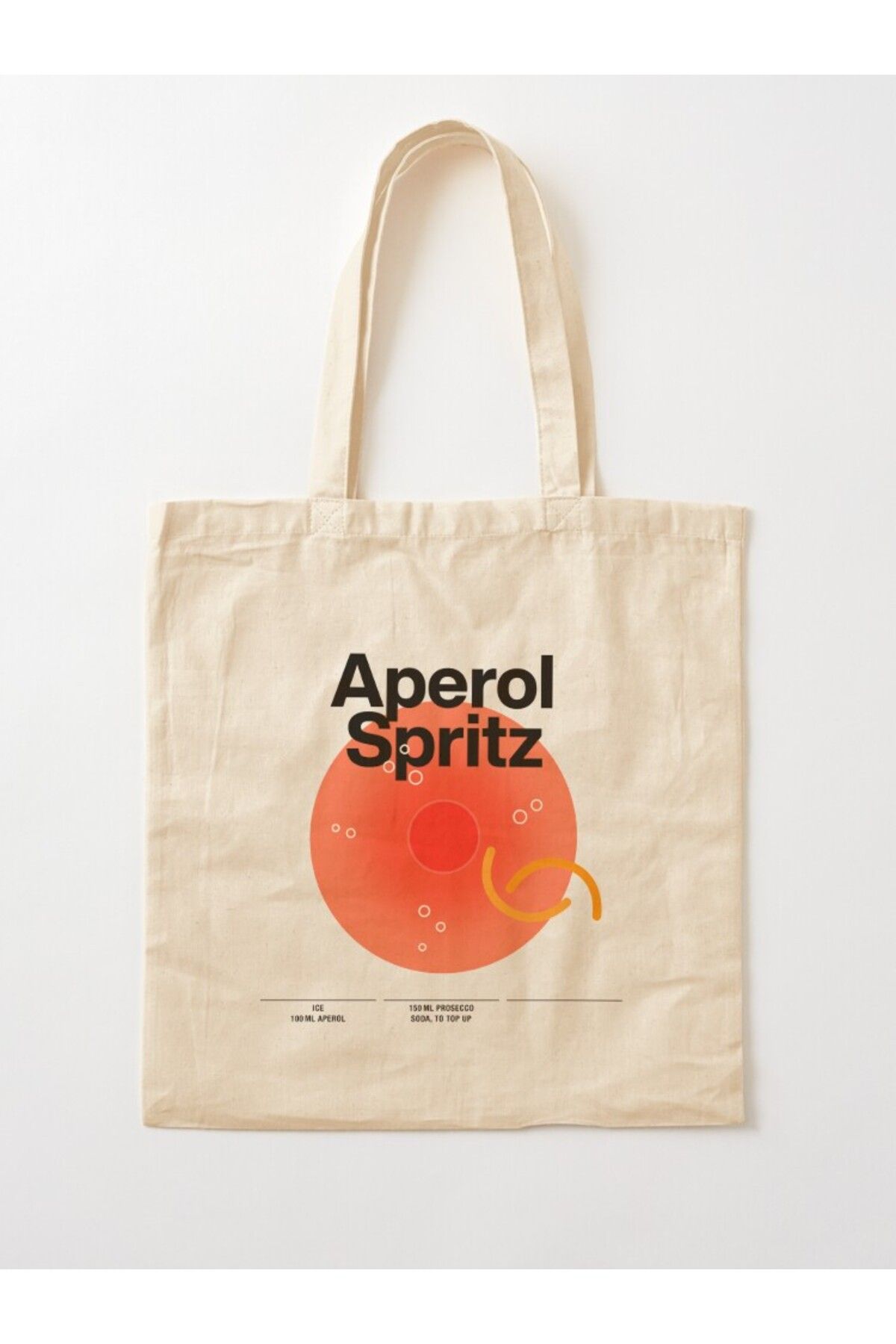 w house Geantă De Umăr Din Pânză Cu Guseted 17354 - Mixologie Cocktail Pentru Barul De Acasă Aperol Spritz Unisex - One Size