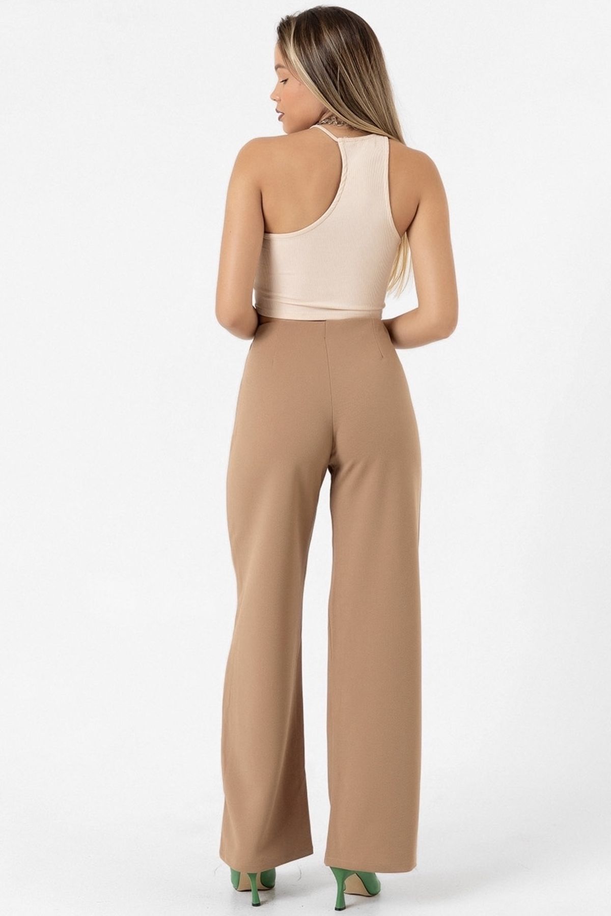 Wide leg shop palazzo jumpsuit