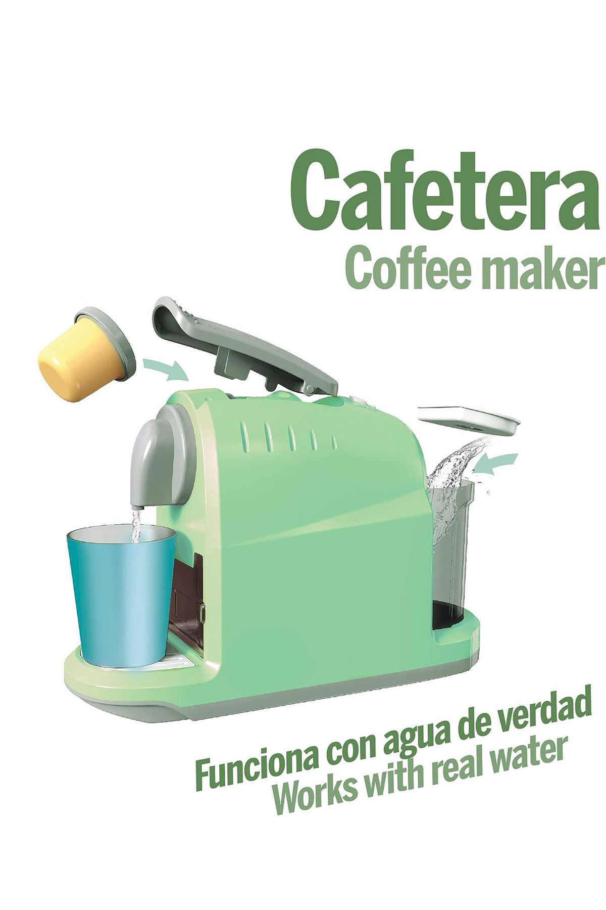 YILDIRIM OYUNCAK-Toy Coffee Machine Set with Order Screen - Toy Coffee Machine with Sound and Light 3