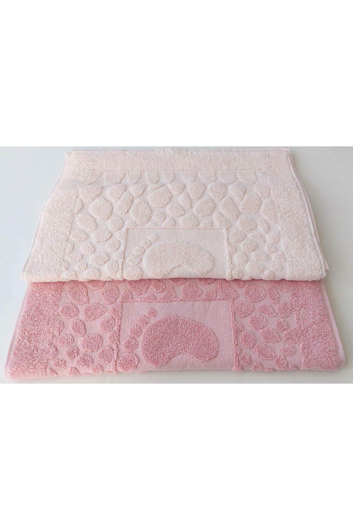 EMİLLİE Set De 2 Prosoape Jacquard Piatra Amprente (50x70cm) - One Size