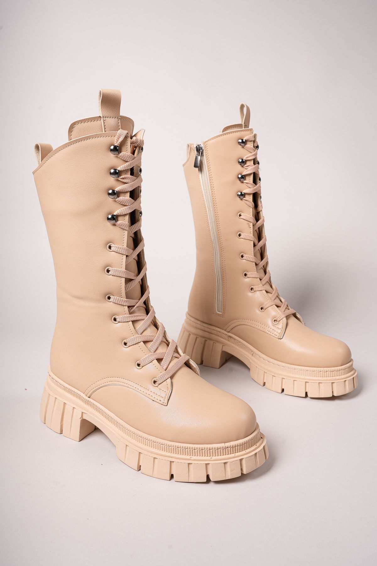 Riccon-Tuilinnel Overknee-Stiefel für Damen 00121402 Nude Skin 3