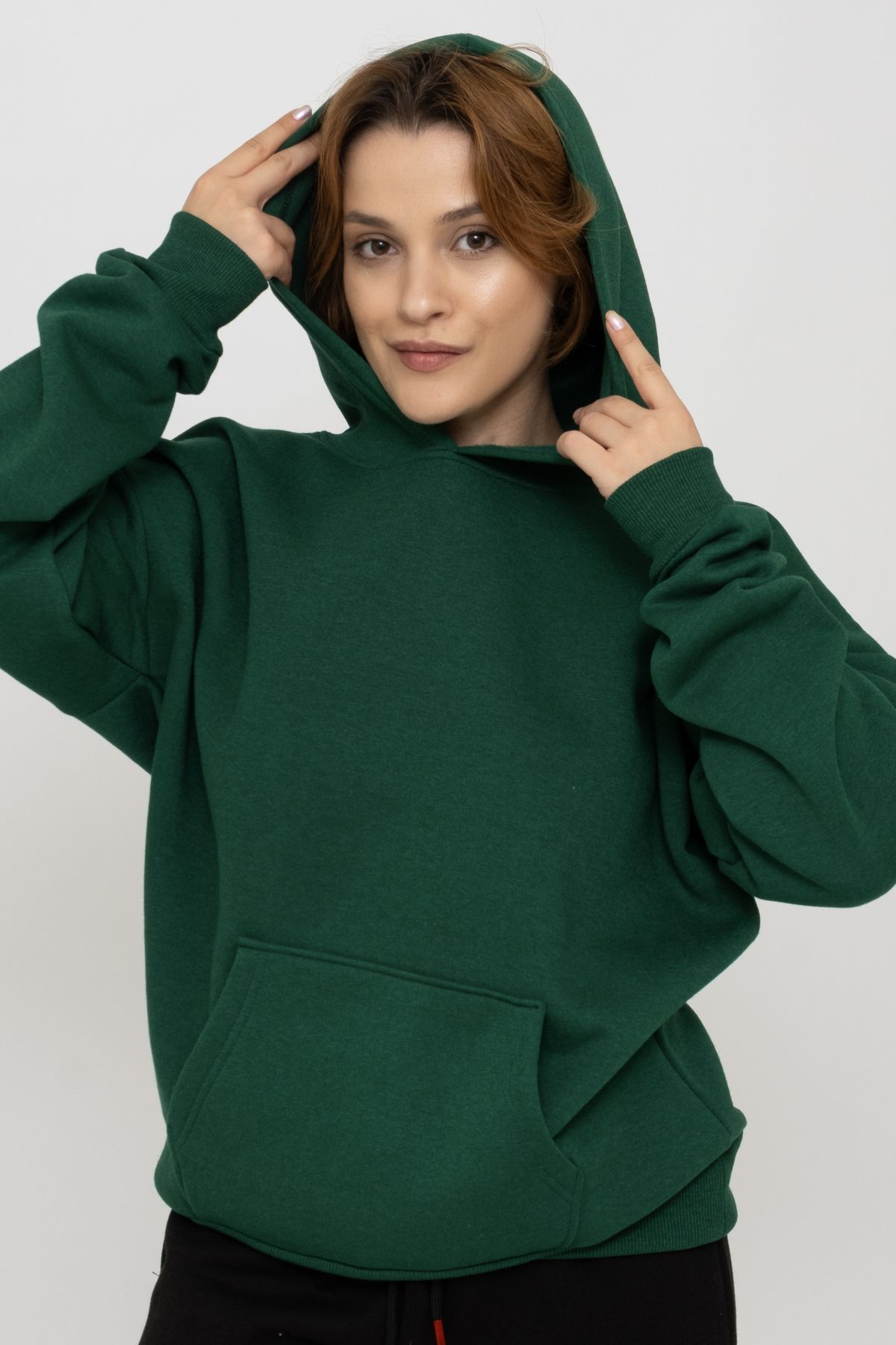 Dark green on sale hoodie womens