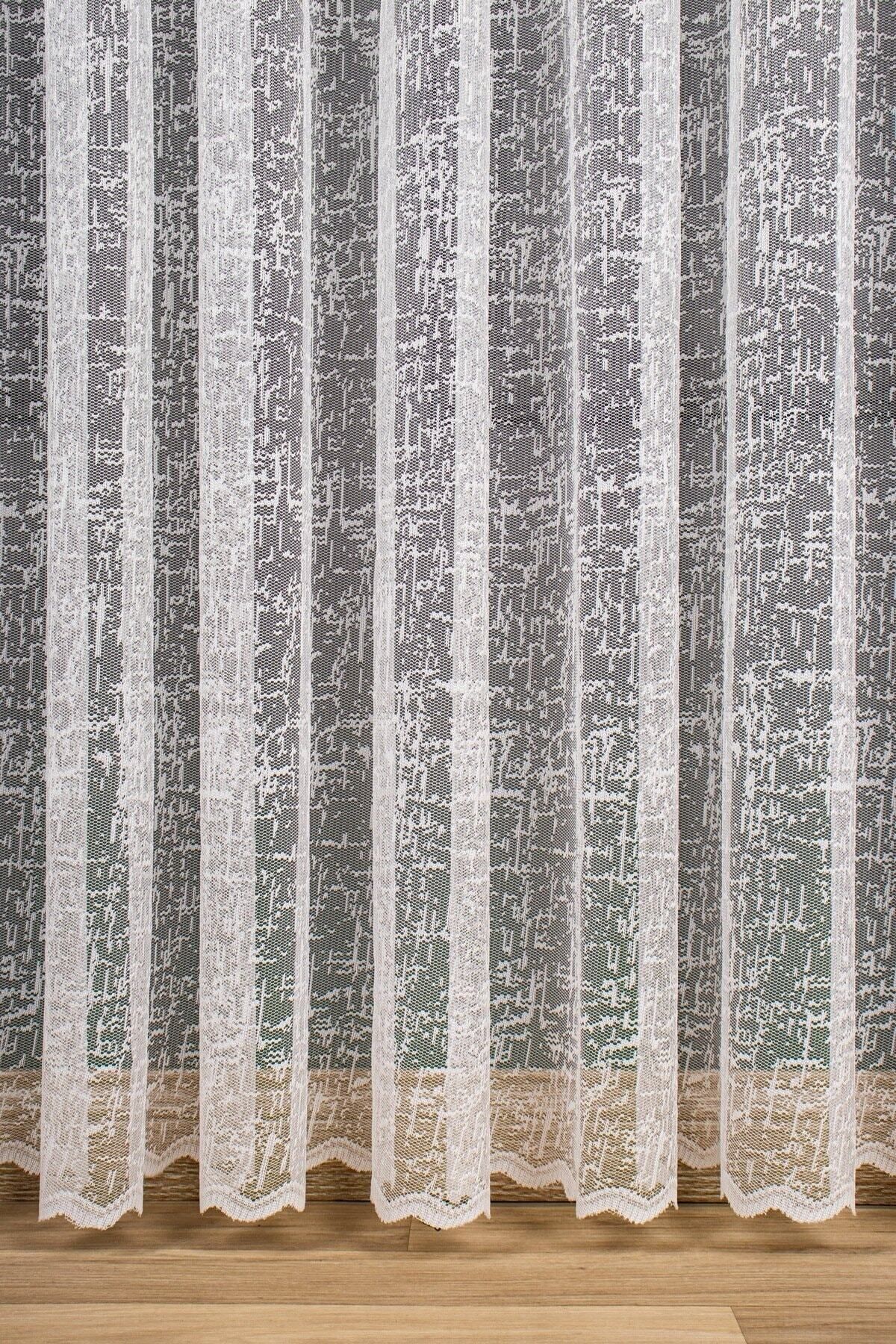 haddad home-Slub Pattern Extra-forced Honeycomb Top (short) Plain Planting Pleat-free Tulle Curtain Does Not Want Ironing 6