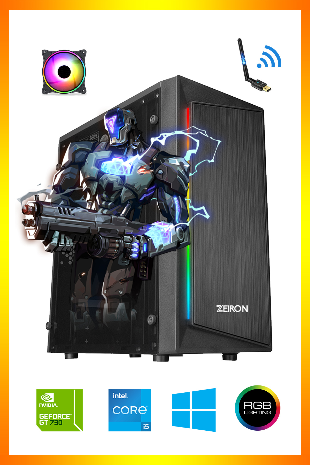 Dn105 i5-4570 16GB RAM 256GB SSD GT730 4GB Gaming Desktop