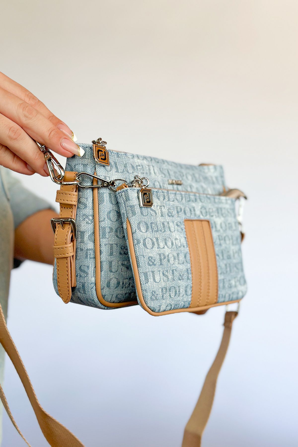 Denim crossbody on sale