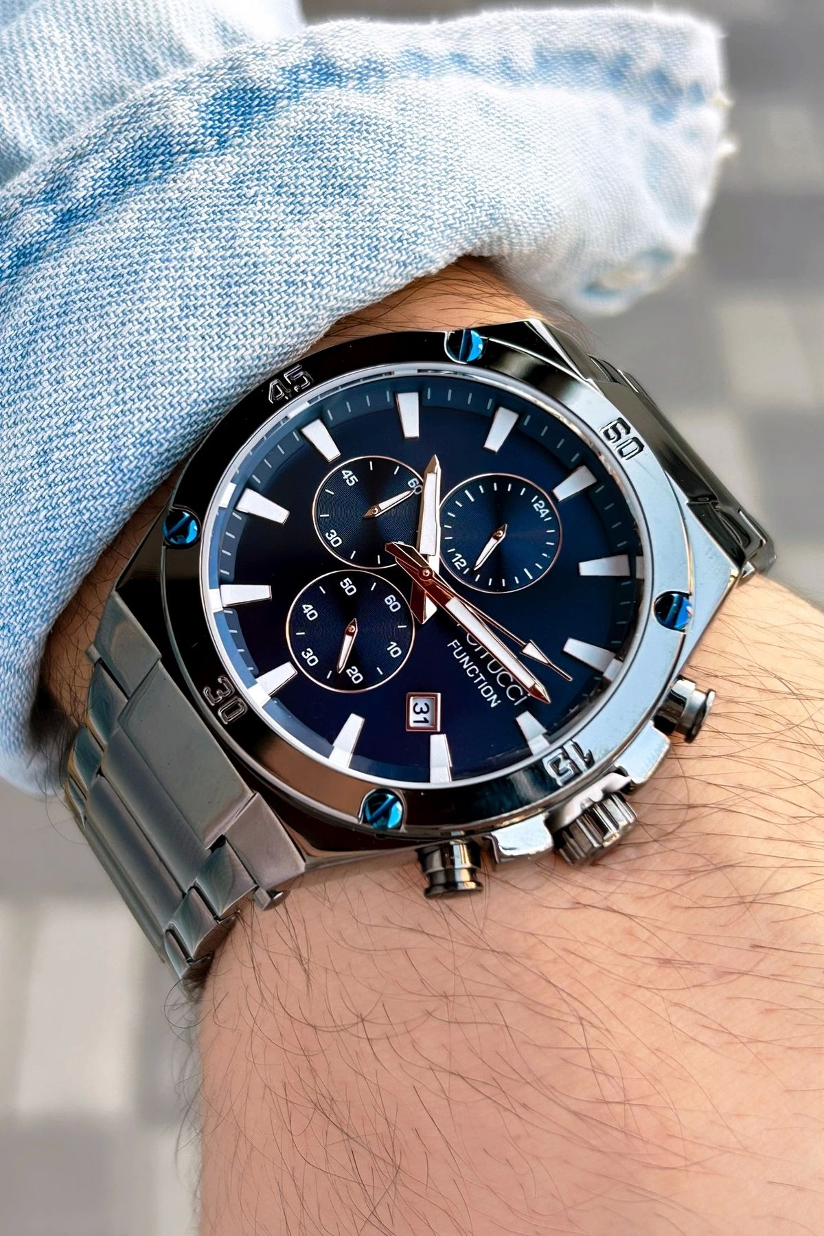 Ferrucci-Function FCF13702FM.04 Multi-Function Men's Wristwatch 4