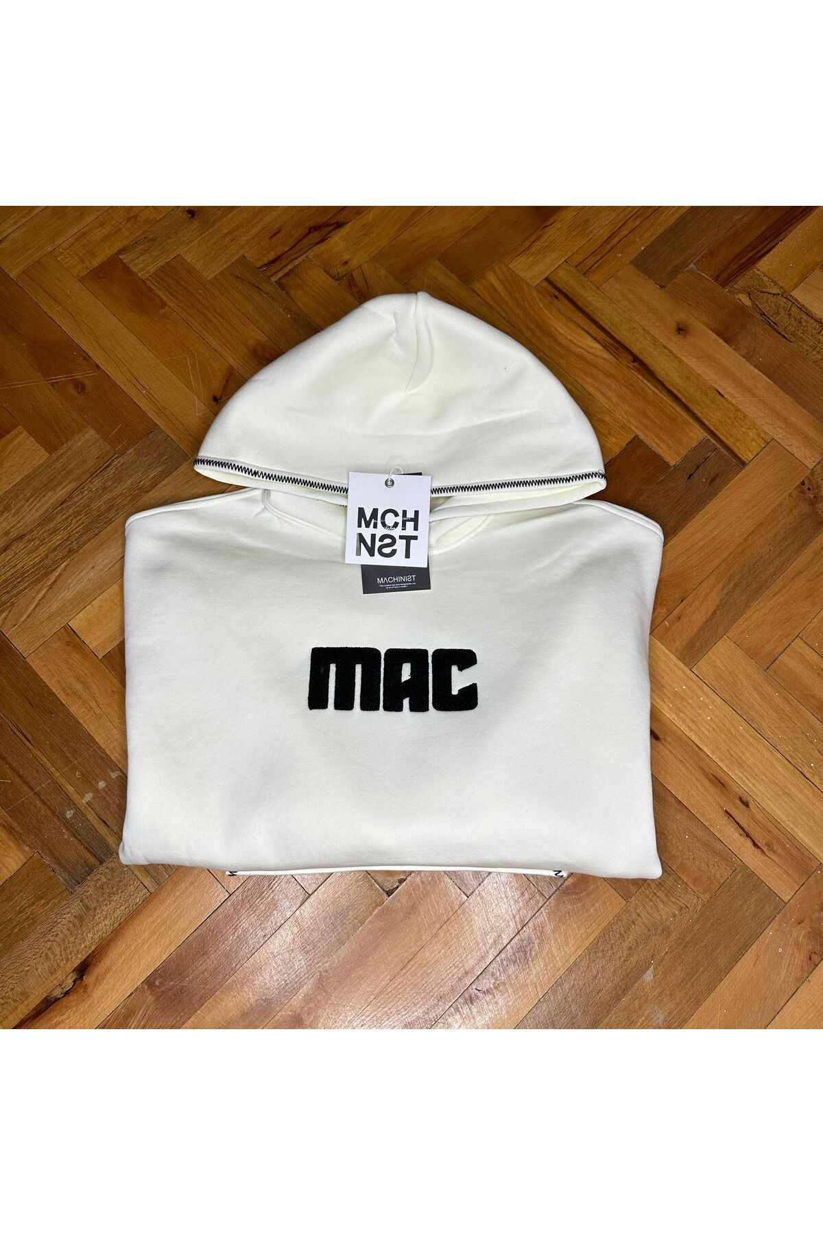 Machinist دستگاه چاپی MAC چاپ شده با سفید Swineshirt ~