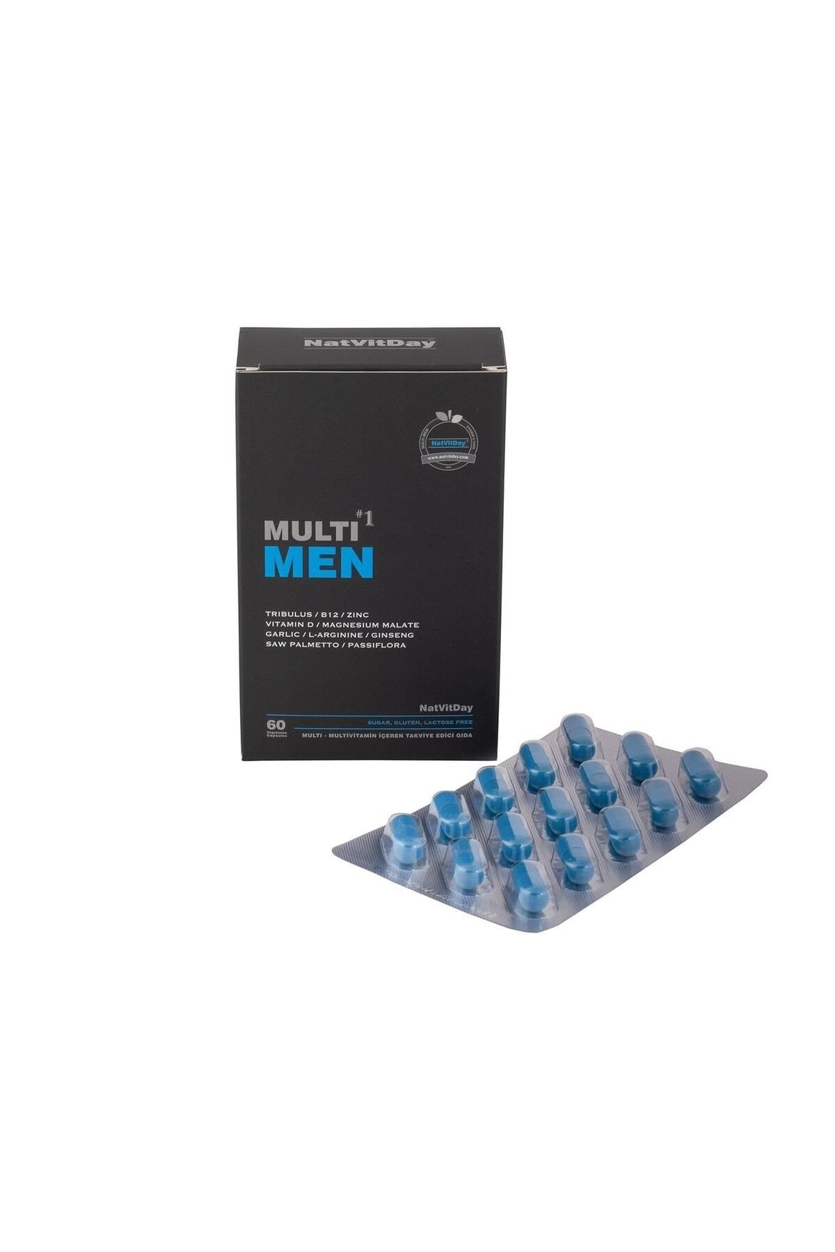 Natvitday Multi Men Multivitamin Içeren Kapsül Takviye Edici Gıda 60 ...