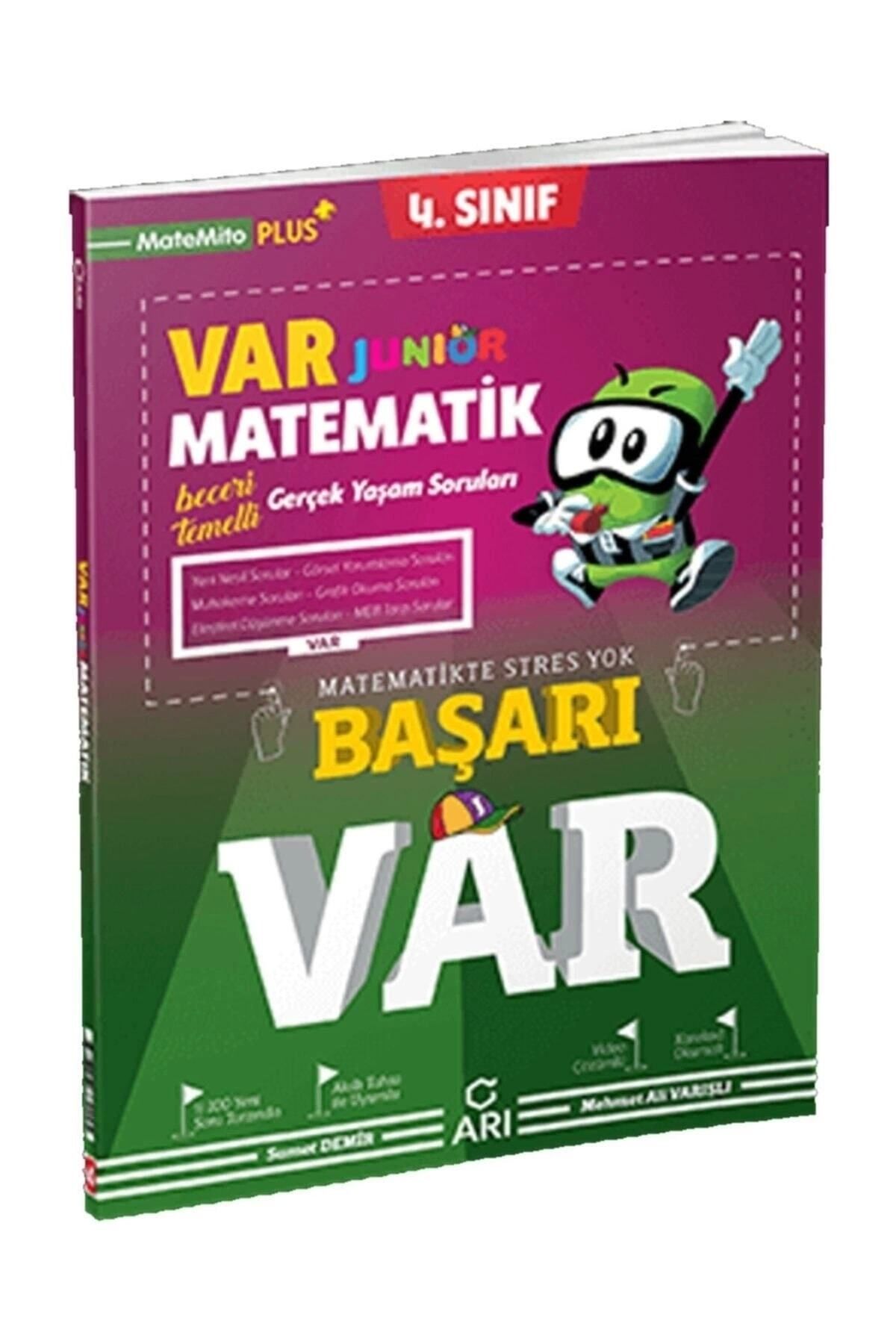 Arı Yayıncılık 4. Sınıf Matematik Var Junıor Soru Bankası P-095665