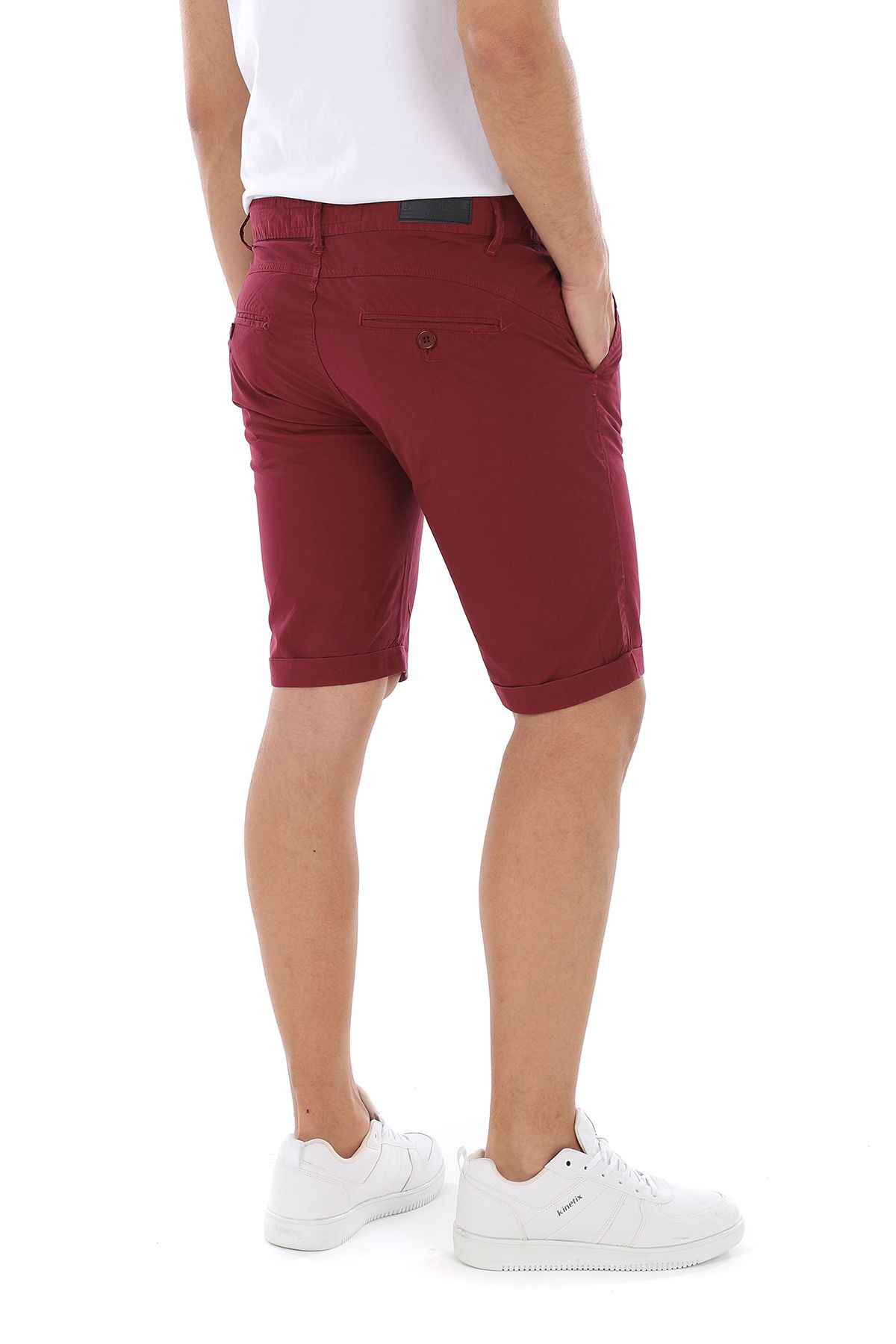 Weyeze-Men's Burgundy Shorts 3