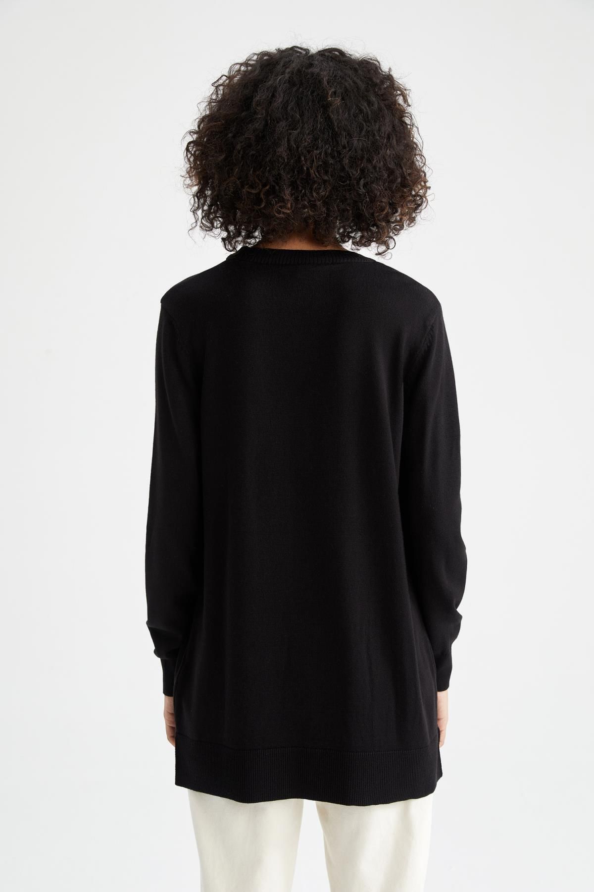 DeFacto-Туника с пуловер от трикотаж Regular Fit Basic Extra Soft 5