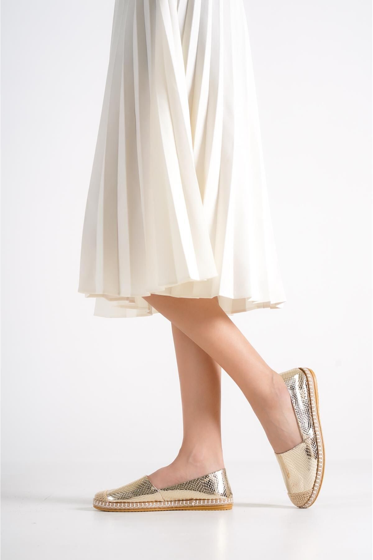 Capone Outfitters-Capone Gold Damen-Espadrille 7