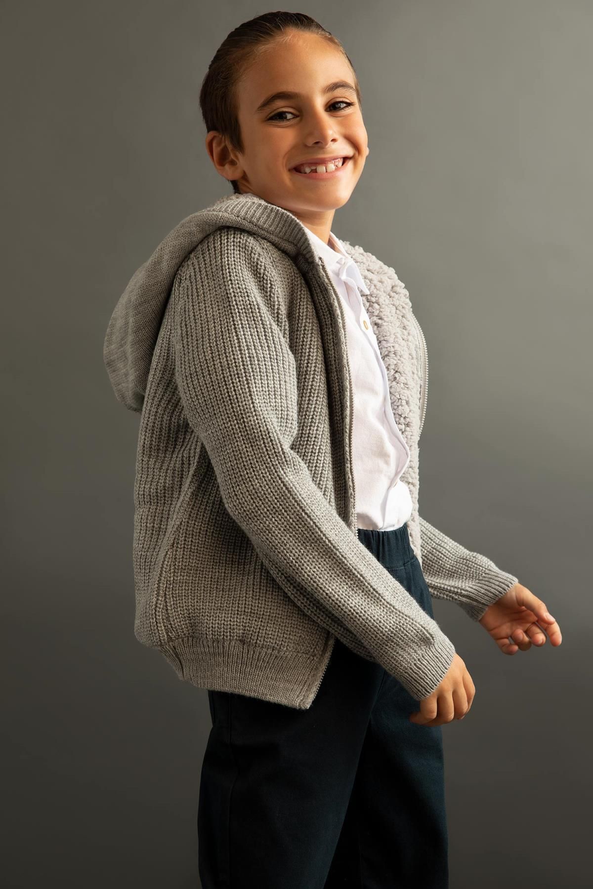 Boys gray new arrivals cardigan