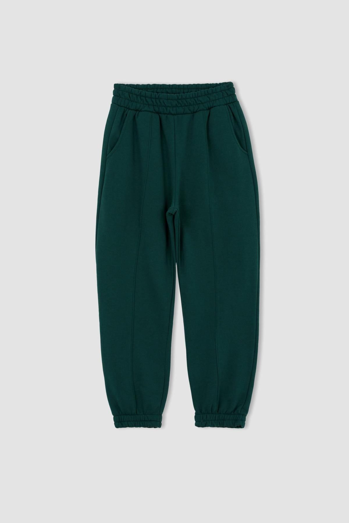 DeFacto-Fit Jogger Sweatpants with Soft Fuzzy Inside 8